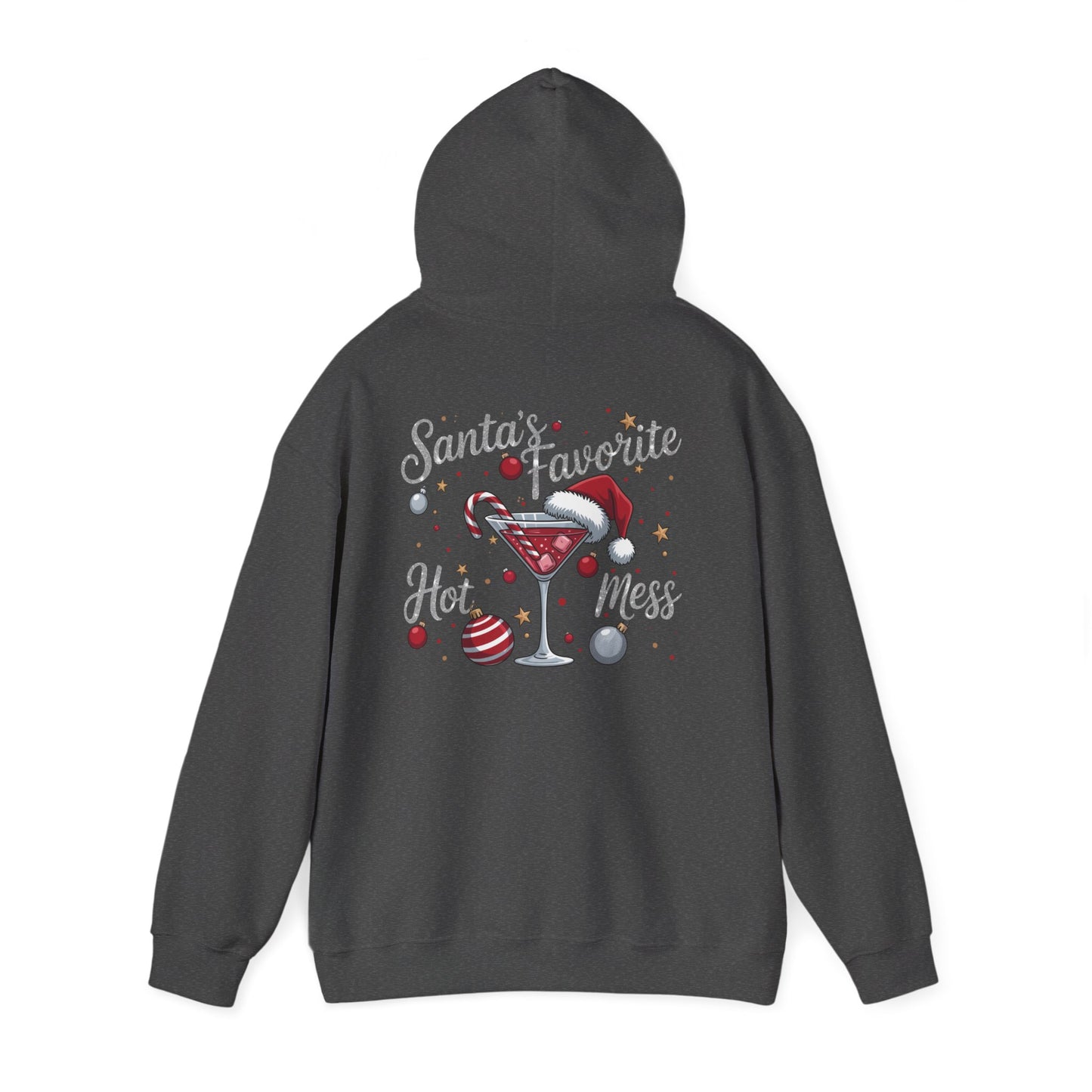Heavy Blend Hoodie - Christmas - Santa's Fav. Hot Mess (01)