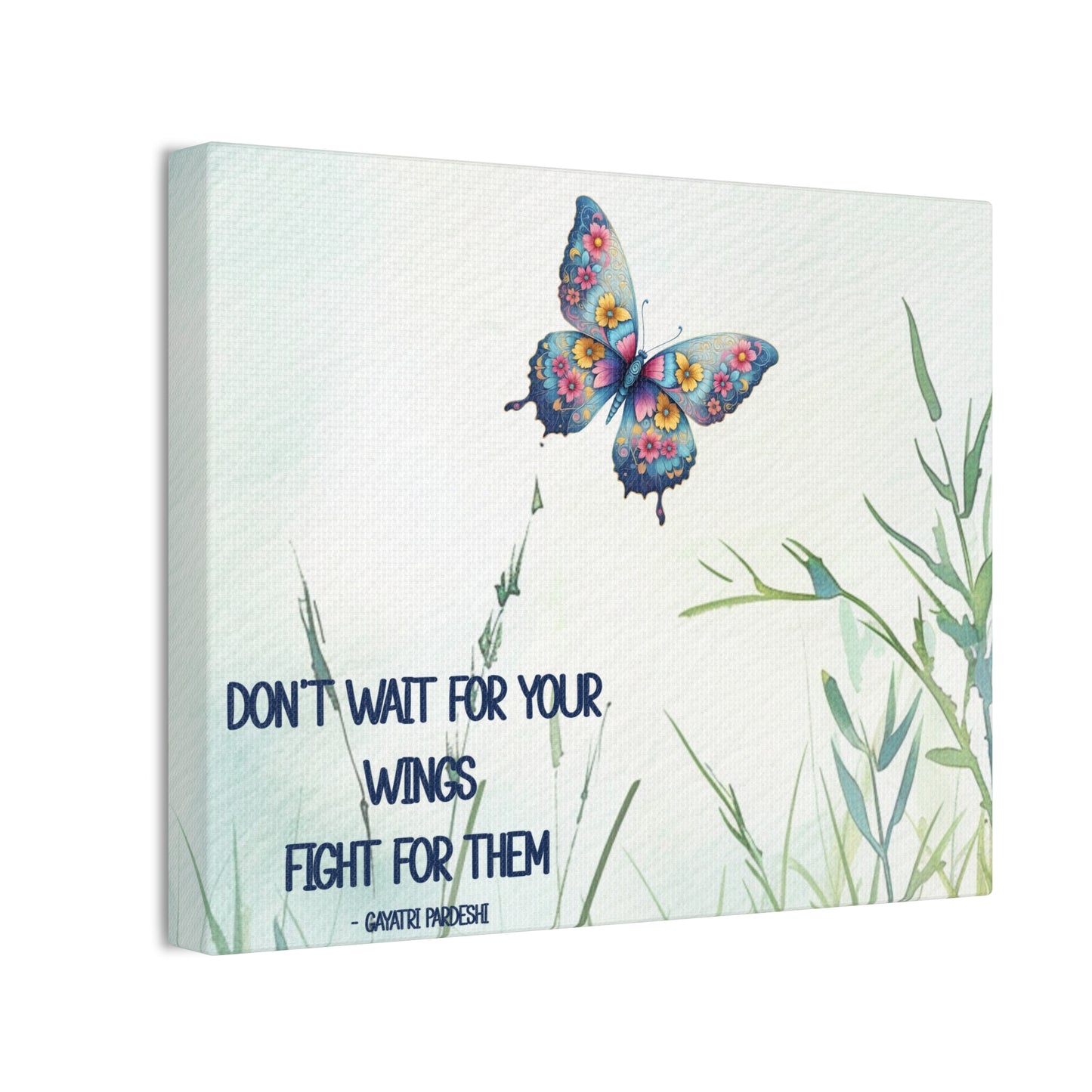 Canvas - Butterfly - Don't Wait for Wings (1)