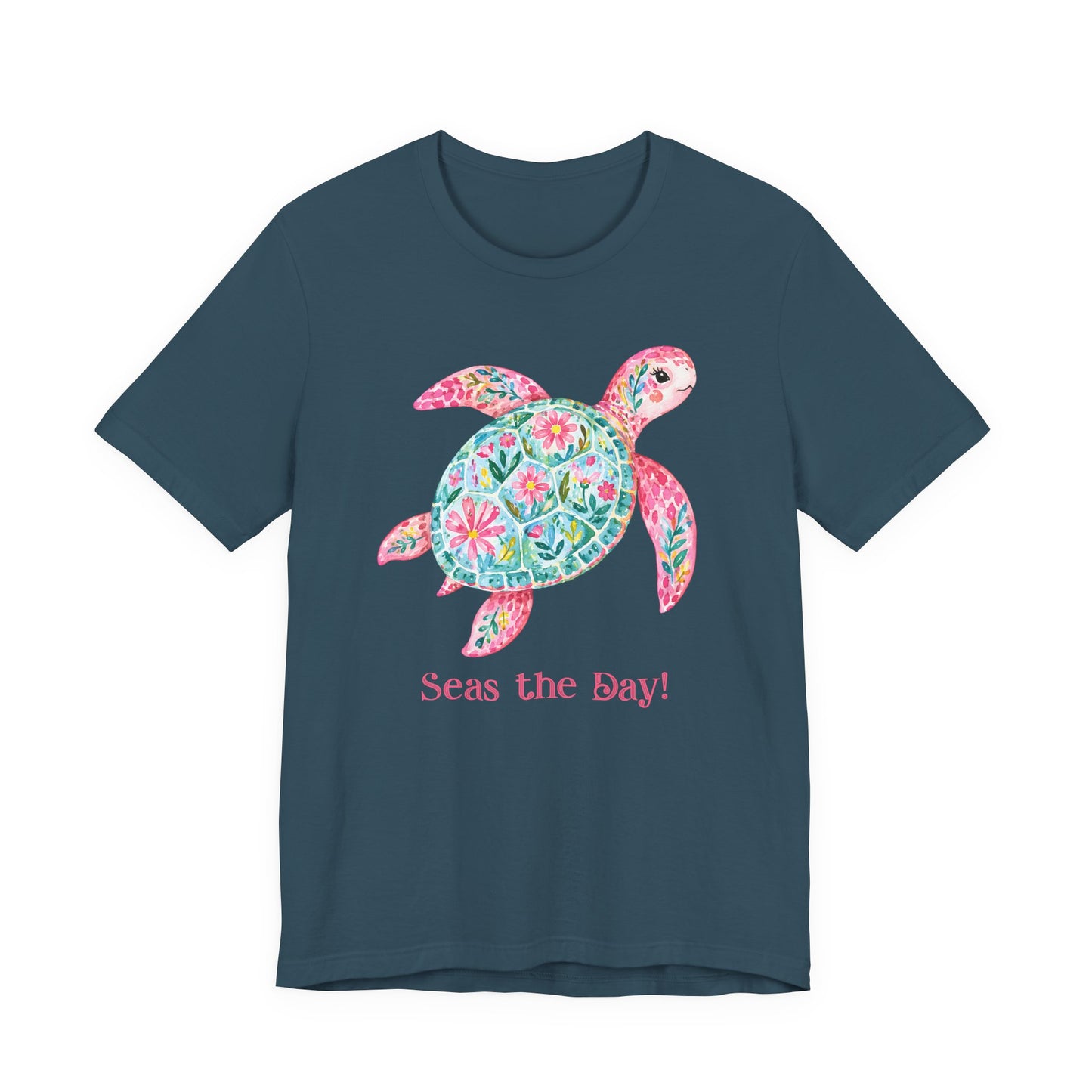 T-Shirt - Animal - Seas the Day Turtle (01)
