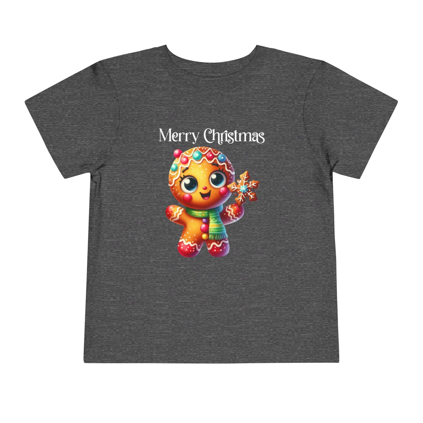 Toddler Tee - Christmas - Gingerbread - Merry Christmas (03a)