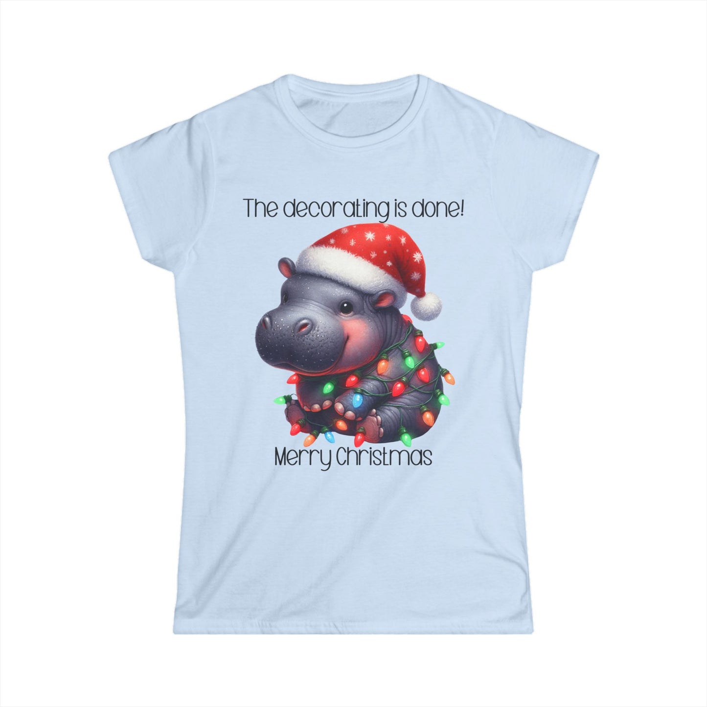 Female T-Shirt - Christmas - Decorating Done (06)