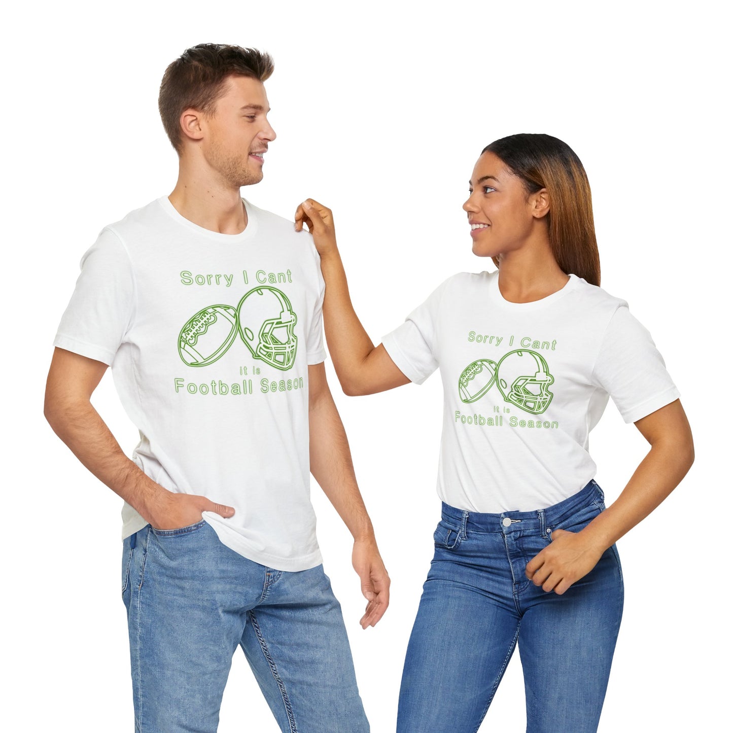 T-shirt - Football - Sorry I Cant (01d)