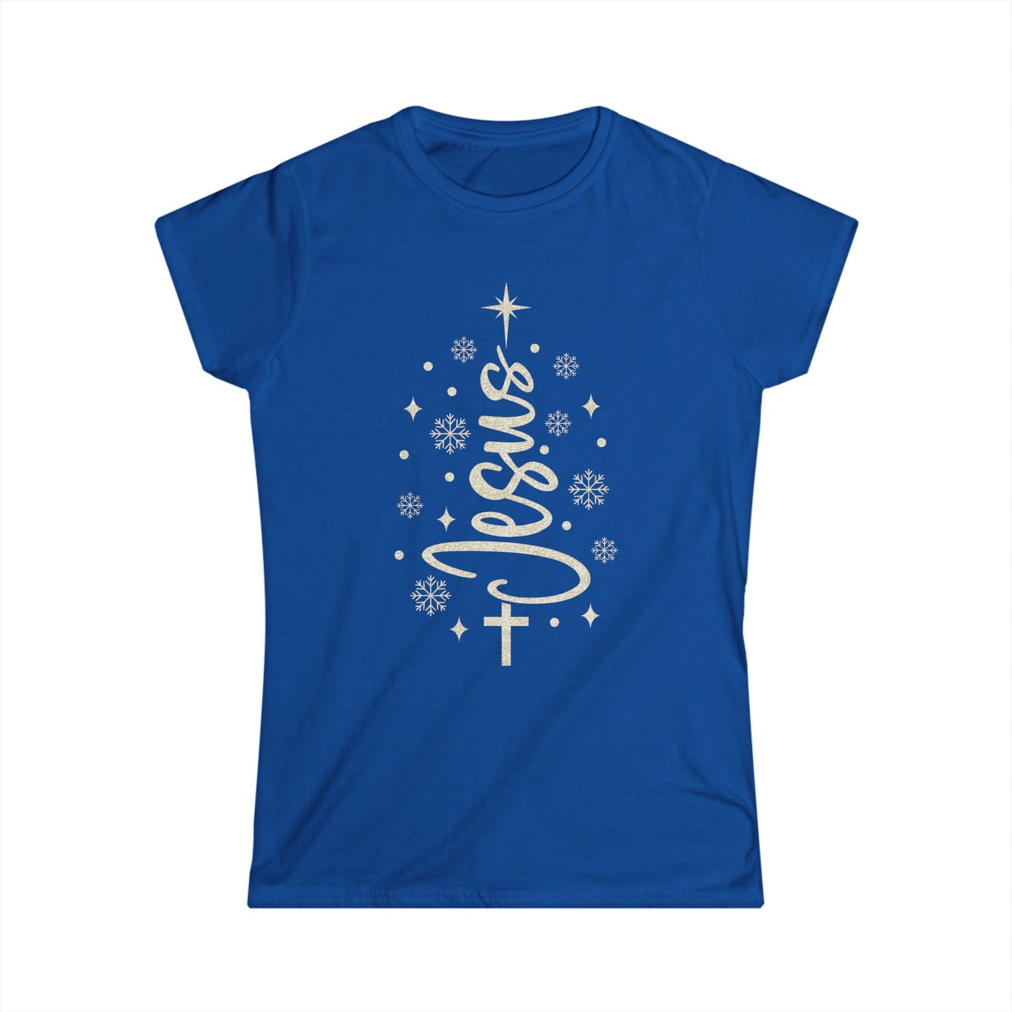 Female T-Shirt - Christmas - Jesus Tree (01b)