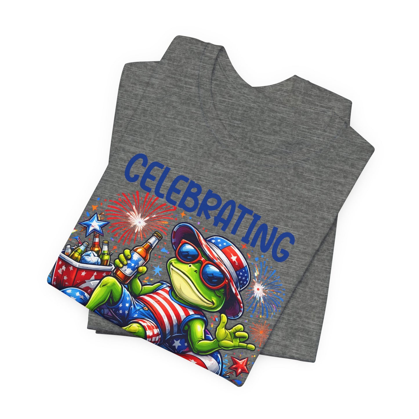 T-Shirt - American - Celebrating America Frog 01