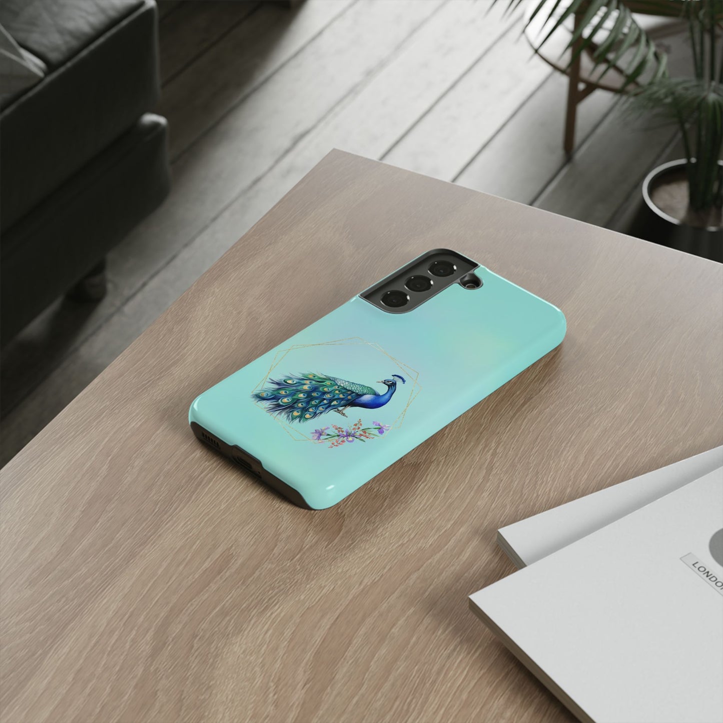 Tough Cell Phone Case - Animal - Peacock (2)