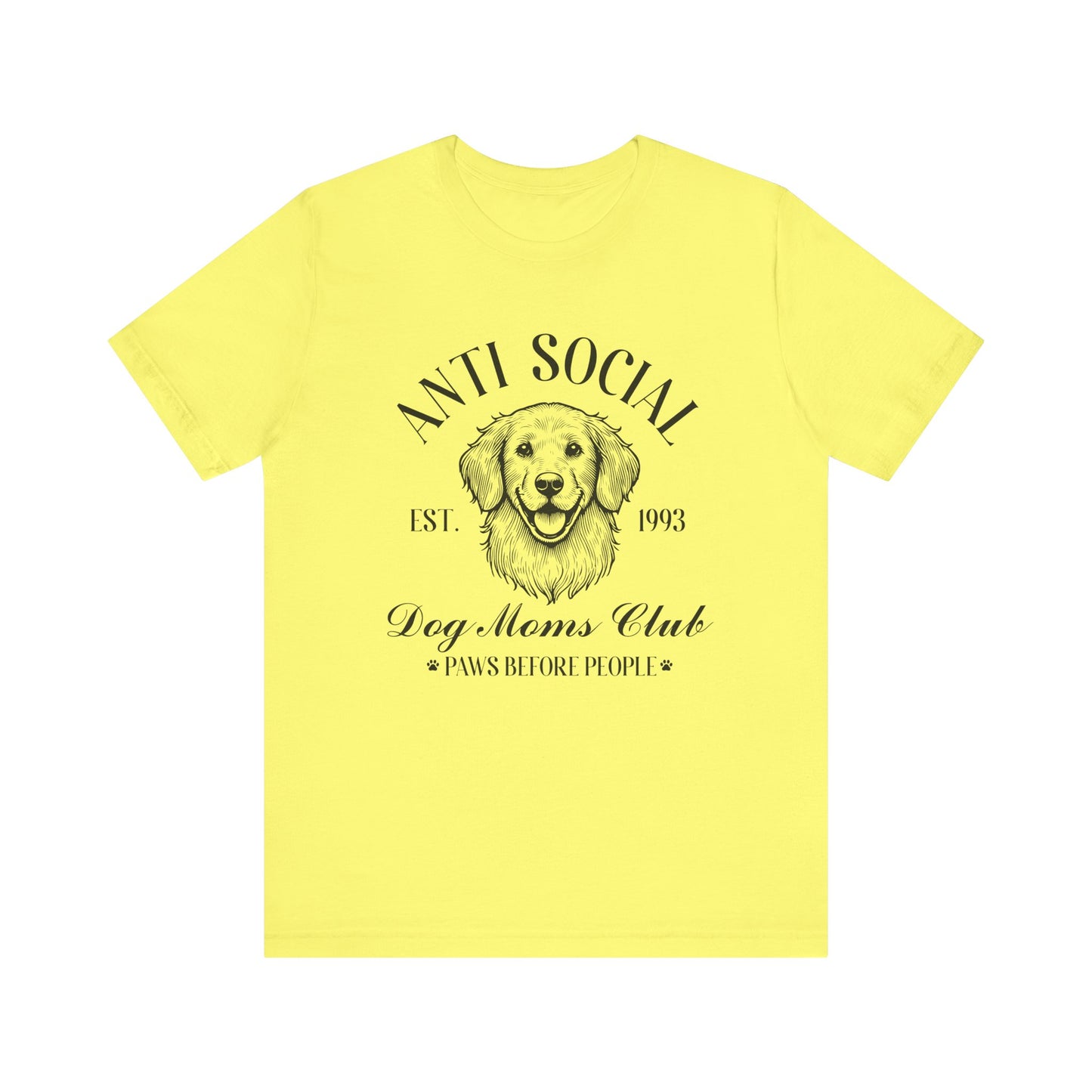 T-Shirt - Animal Lover - Anti-Social Dog Moms Club (1a)