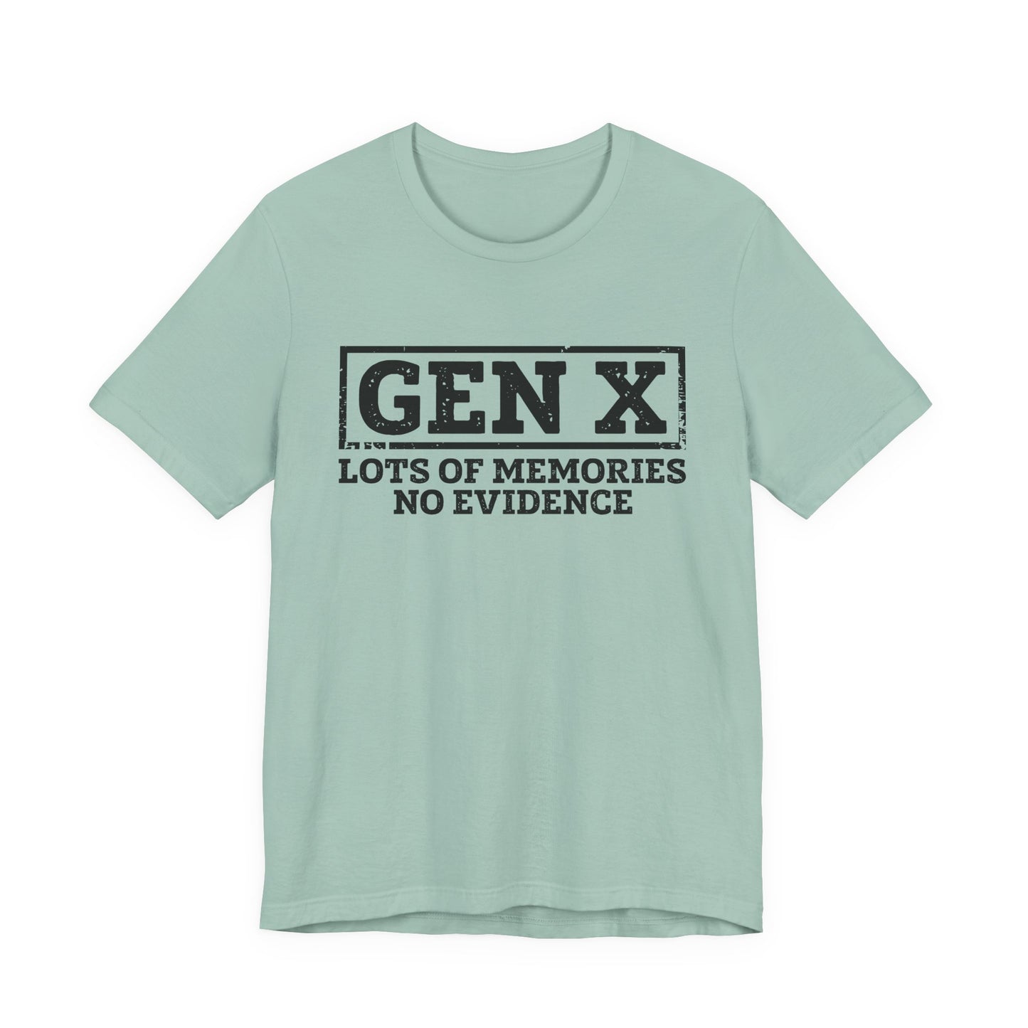 T-shirt - Sarcastic - GenX No Memories (01-black)