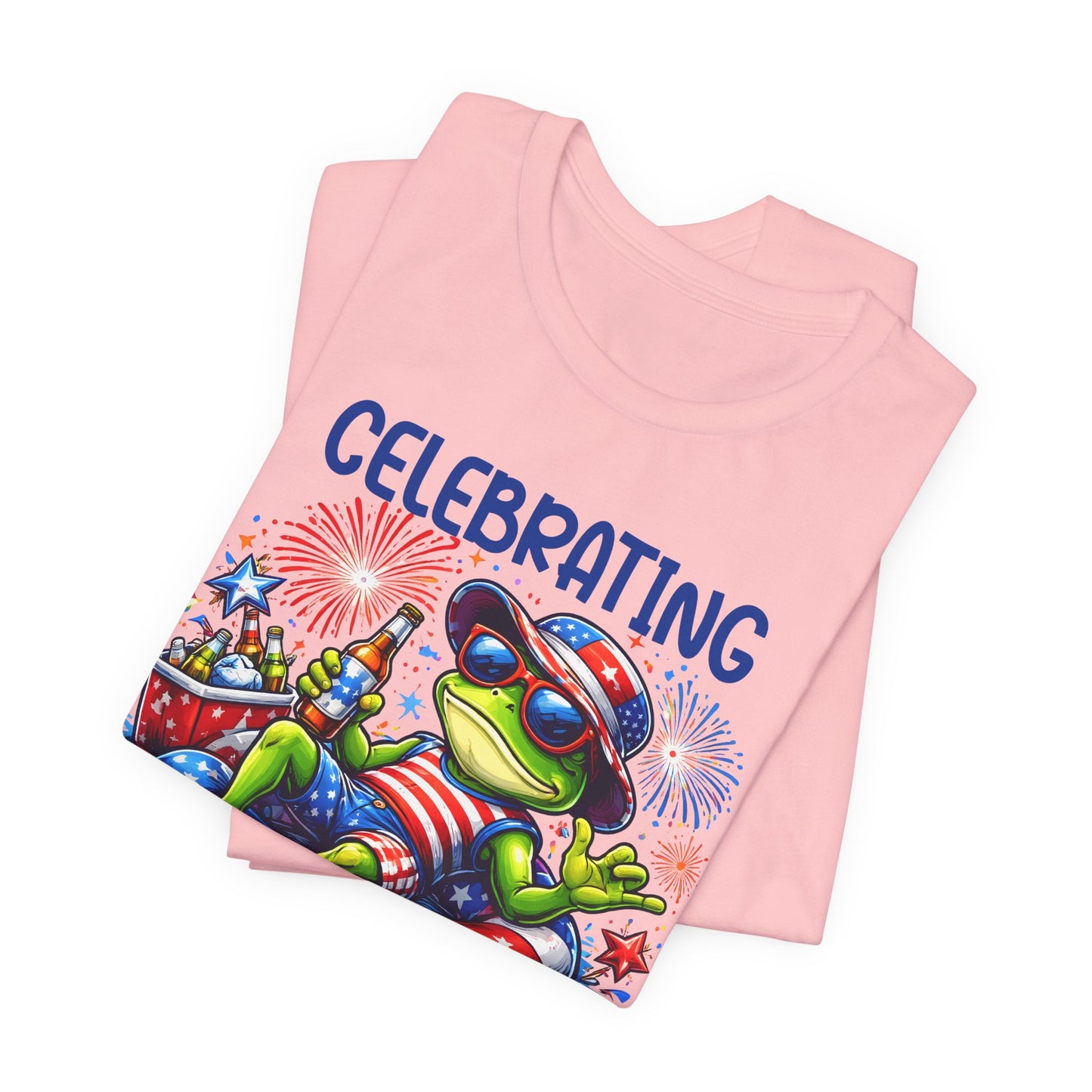 T-Shirt - American - Celebrating America Frog 01