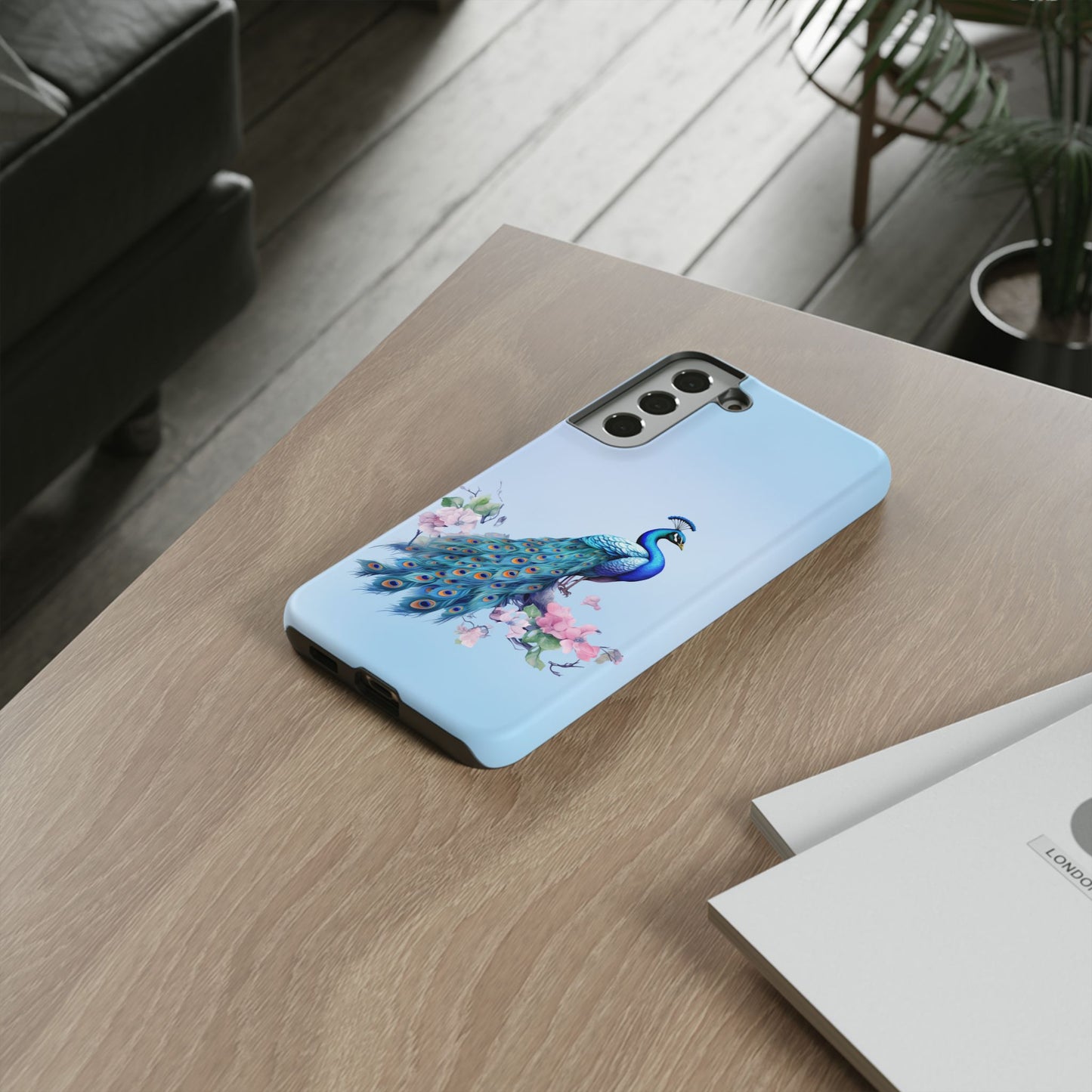 Tough Cell Phone Case - Animal - Peacock (1)