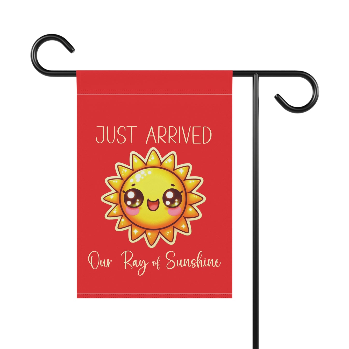 Garden Flag - Baby - Just Arrived...Our Ray of Sunshine (01a)