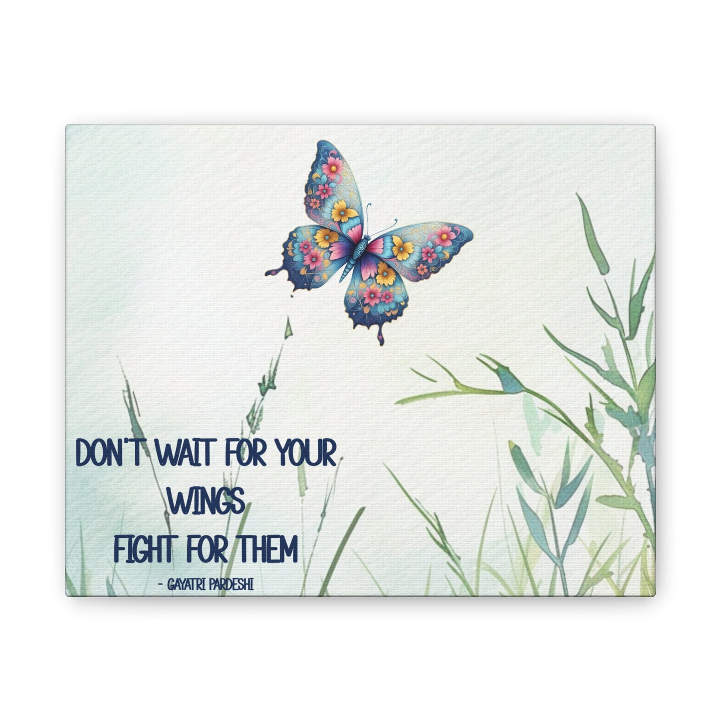 Canvas - Butterfly - Don't Wait for Wings (1)