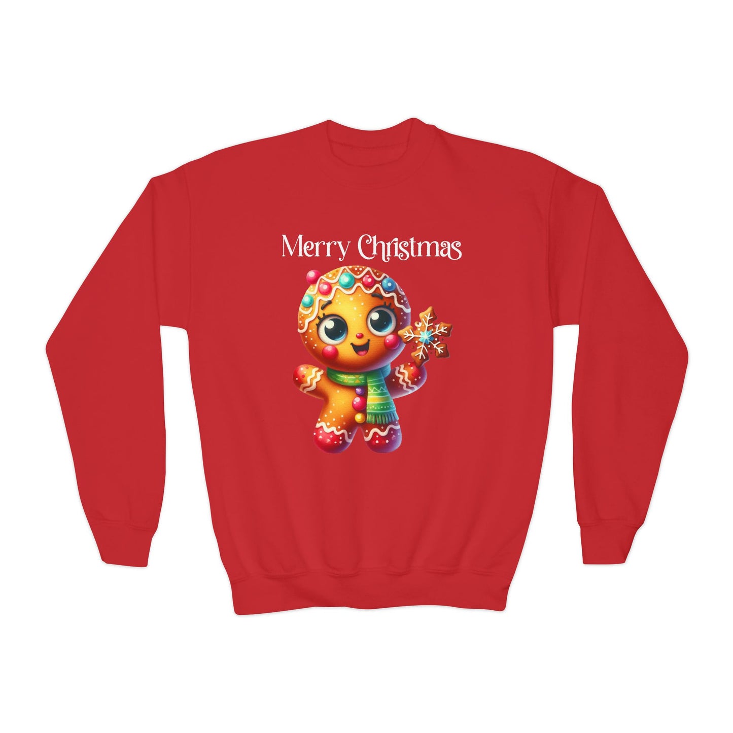 Child Sweatshirt - Christmas - Gingerbread - Merry Christmas (03a)