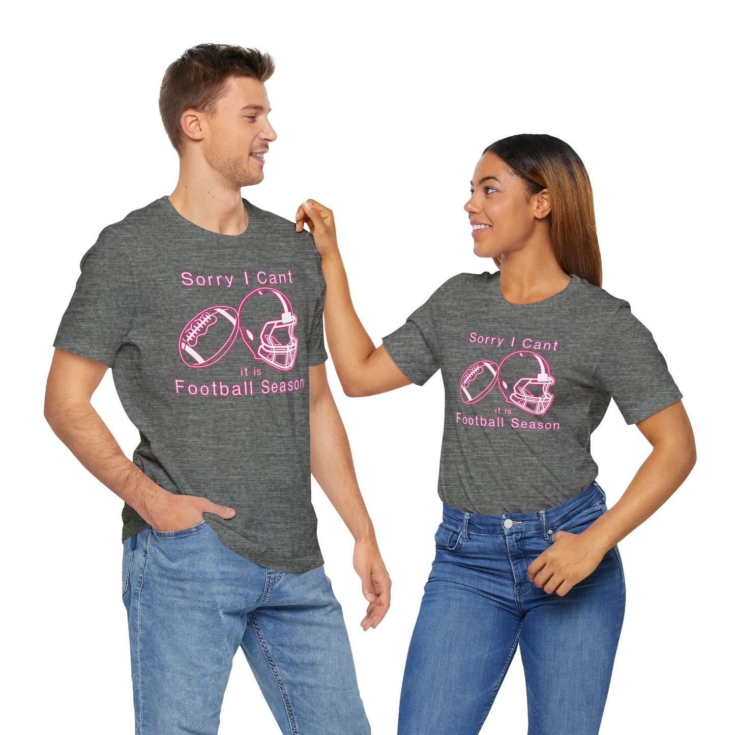 T-shirt - Football - Sorry I Cant (01a)