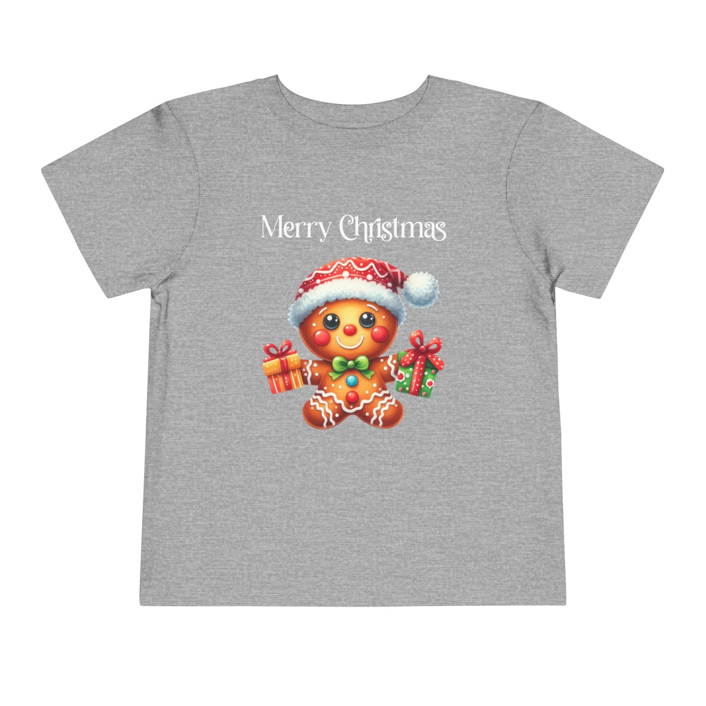 Toddler Tee - Christmas - Gingerbread - Merry Christmas (01a)