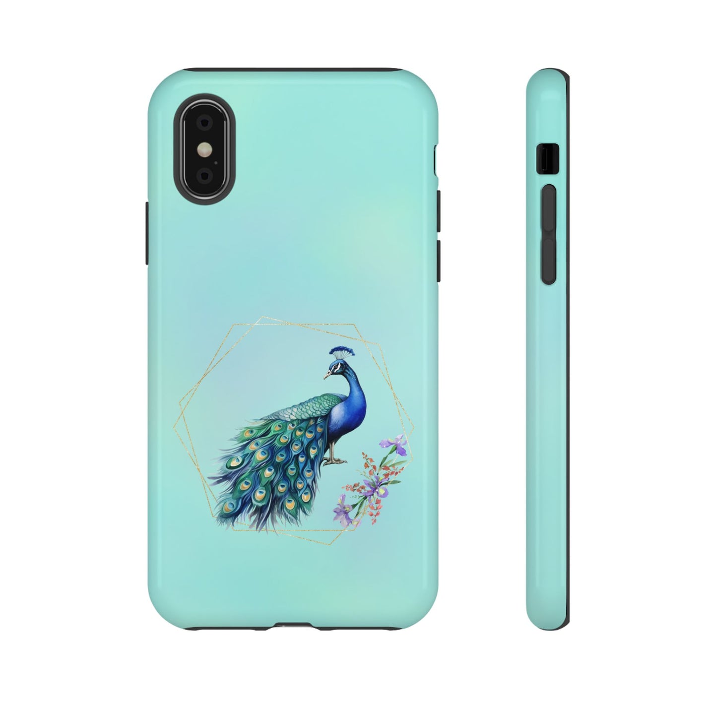 Tough Cell Phone Case - Animal - Peacock (2)