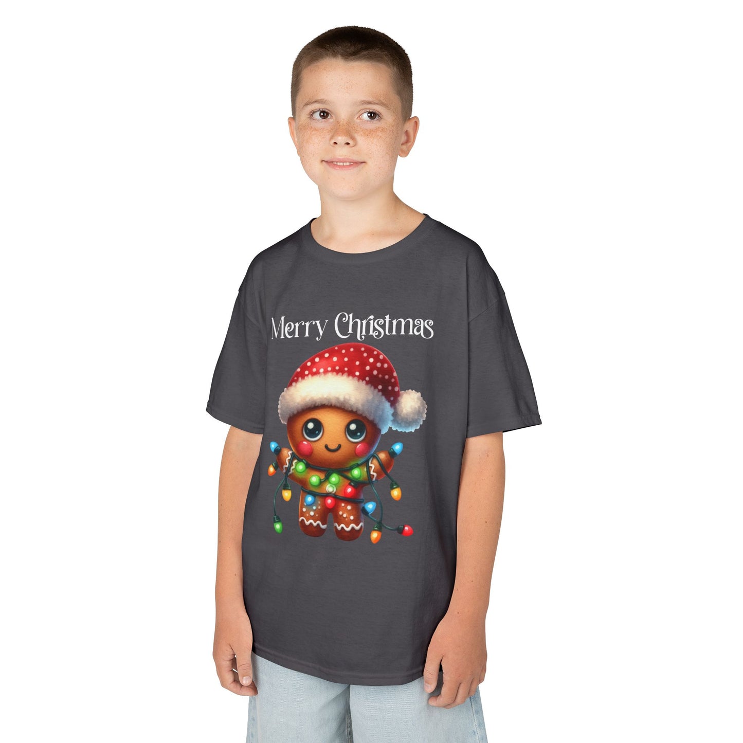 Child Tee - Christmas - Gingerbread - Merry Christmas (02a)
