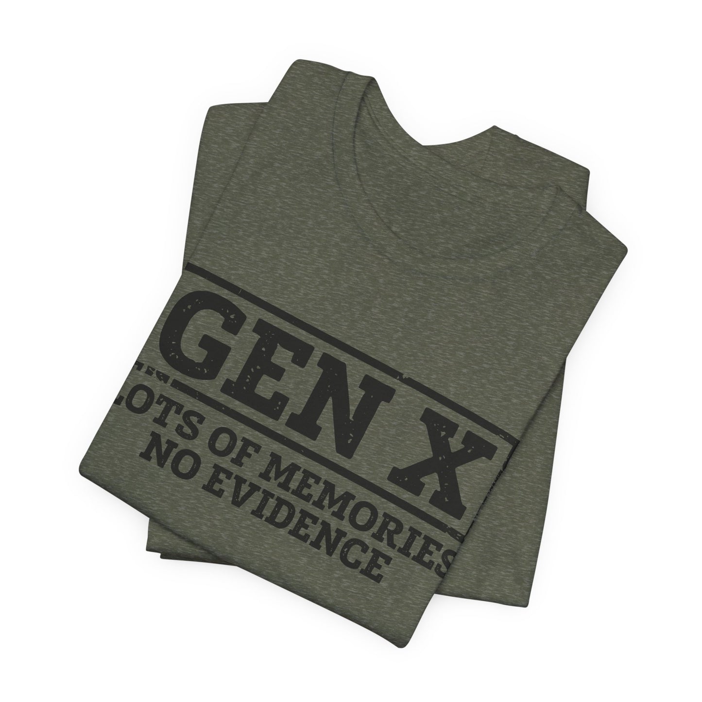 T-shirt - Sarcastic - GenX No Memories (01-black)