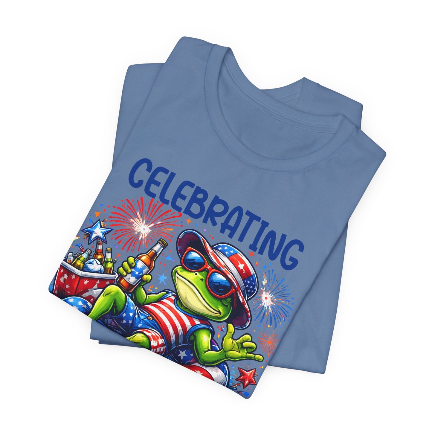 T-Shirt - American - Celebrating America Frog 01