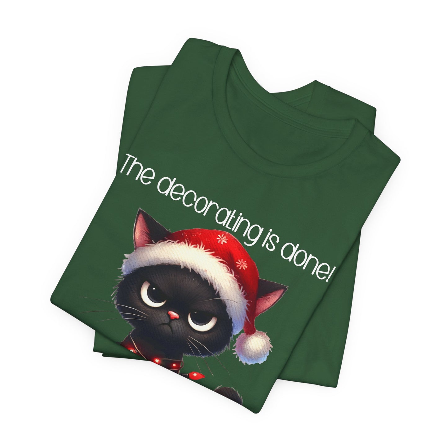 T-shirt - Christmas - Decorating Done (1b)