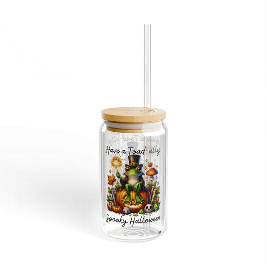 Sipper Glass - Halloween - Toad-ally Spooky Halloween