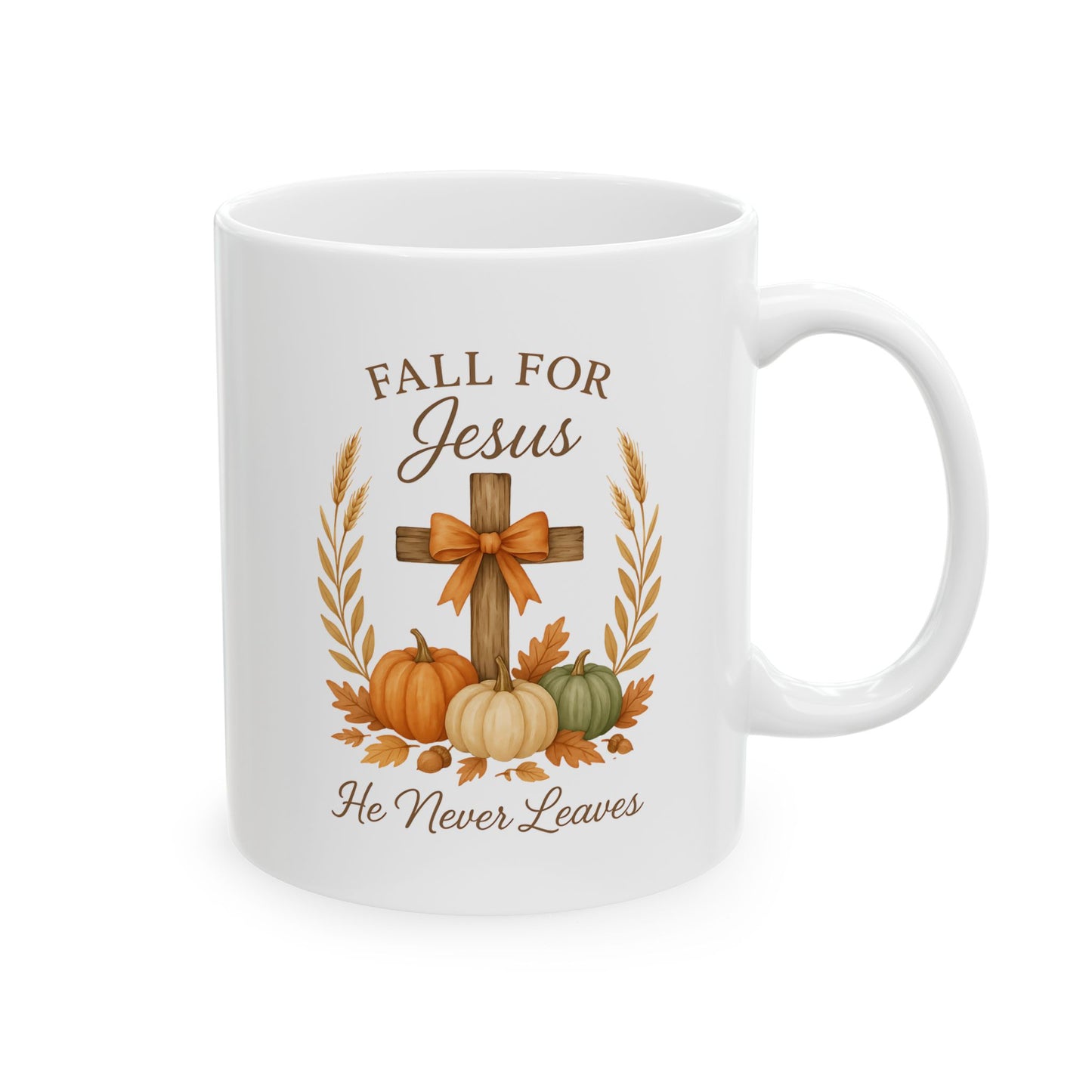 Ceramic Mug - Faith - Fall for Jesus (01 Autumn)