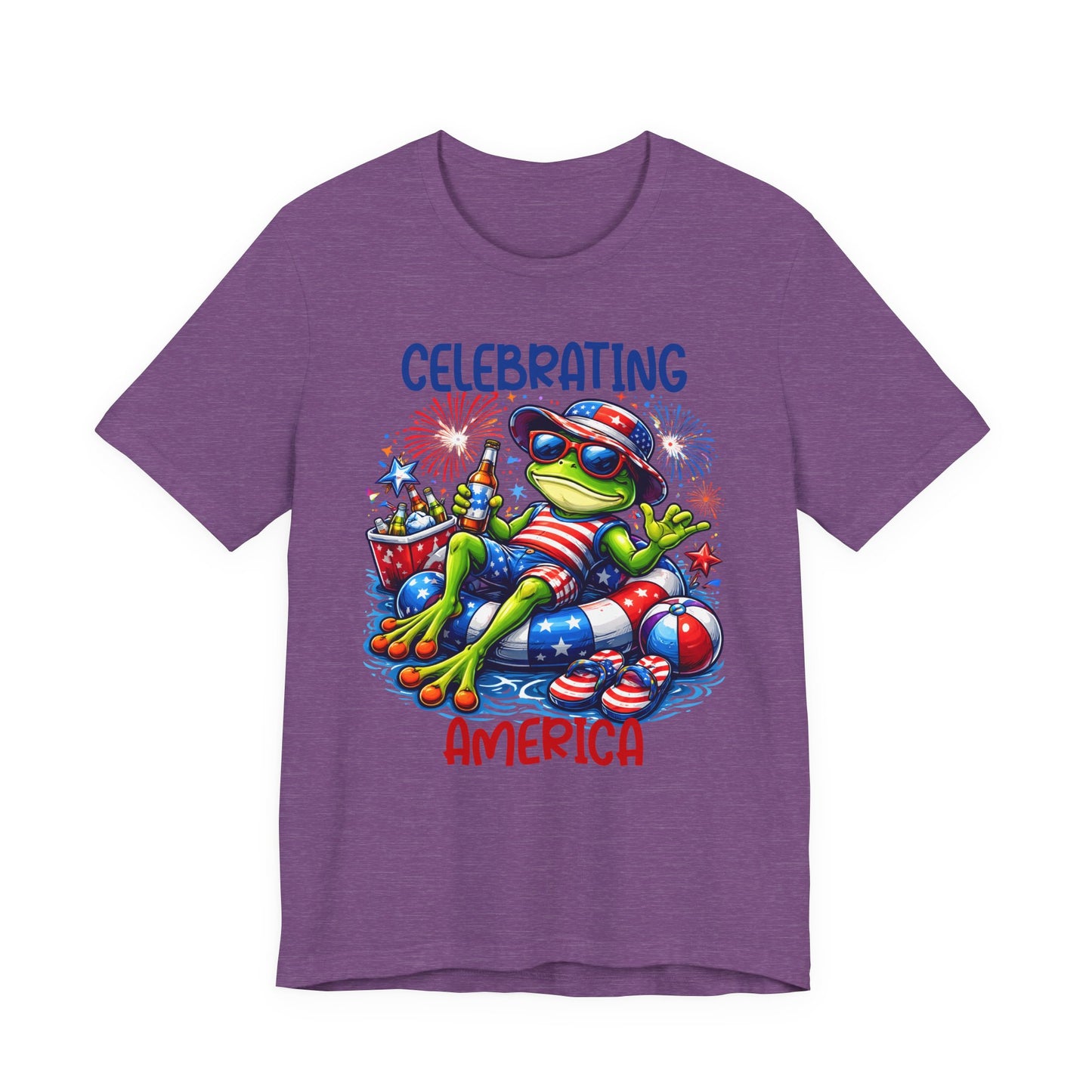 T-Shirt - American - Celebrating America Frog 01