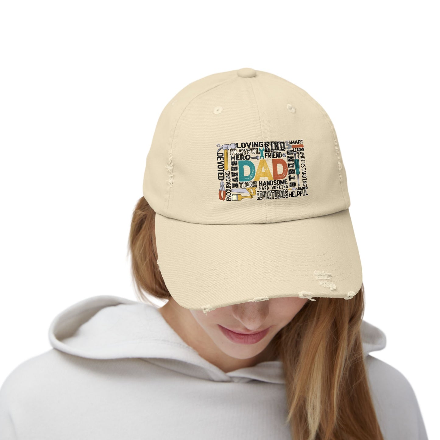 Distressed Cap - Dad - Handyman Dad (1)