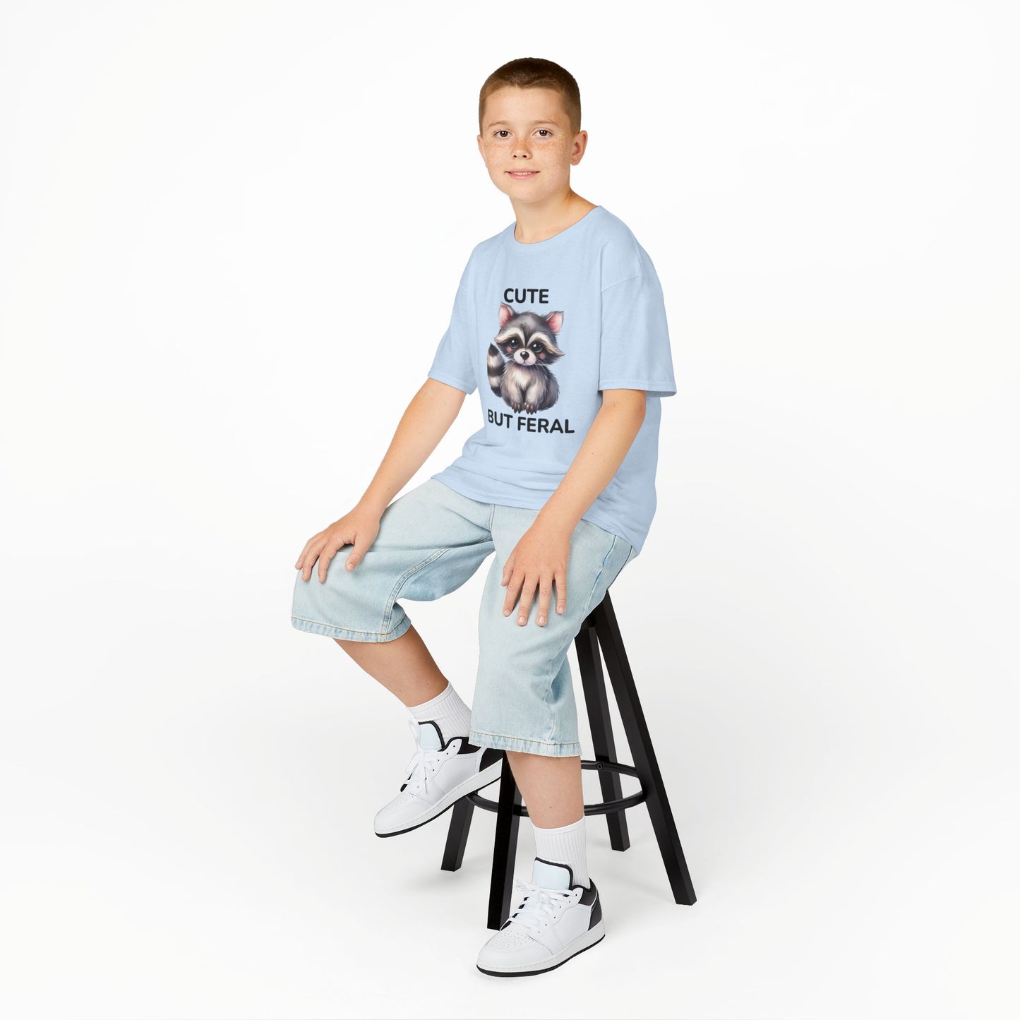 Child Tee - Animal / Racoon - Cute but Feral (02)