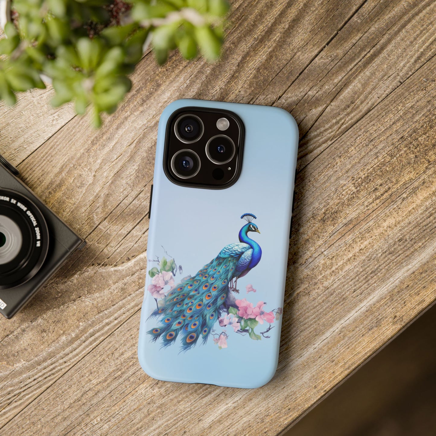 Tough Cell Phone Case - Animal - Peacock (1)