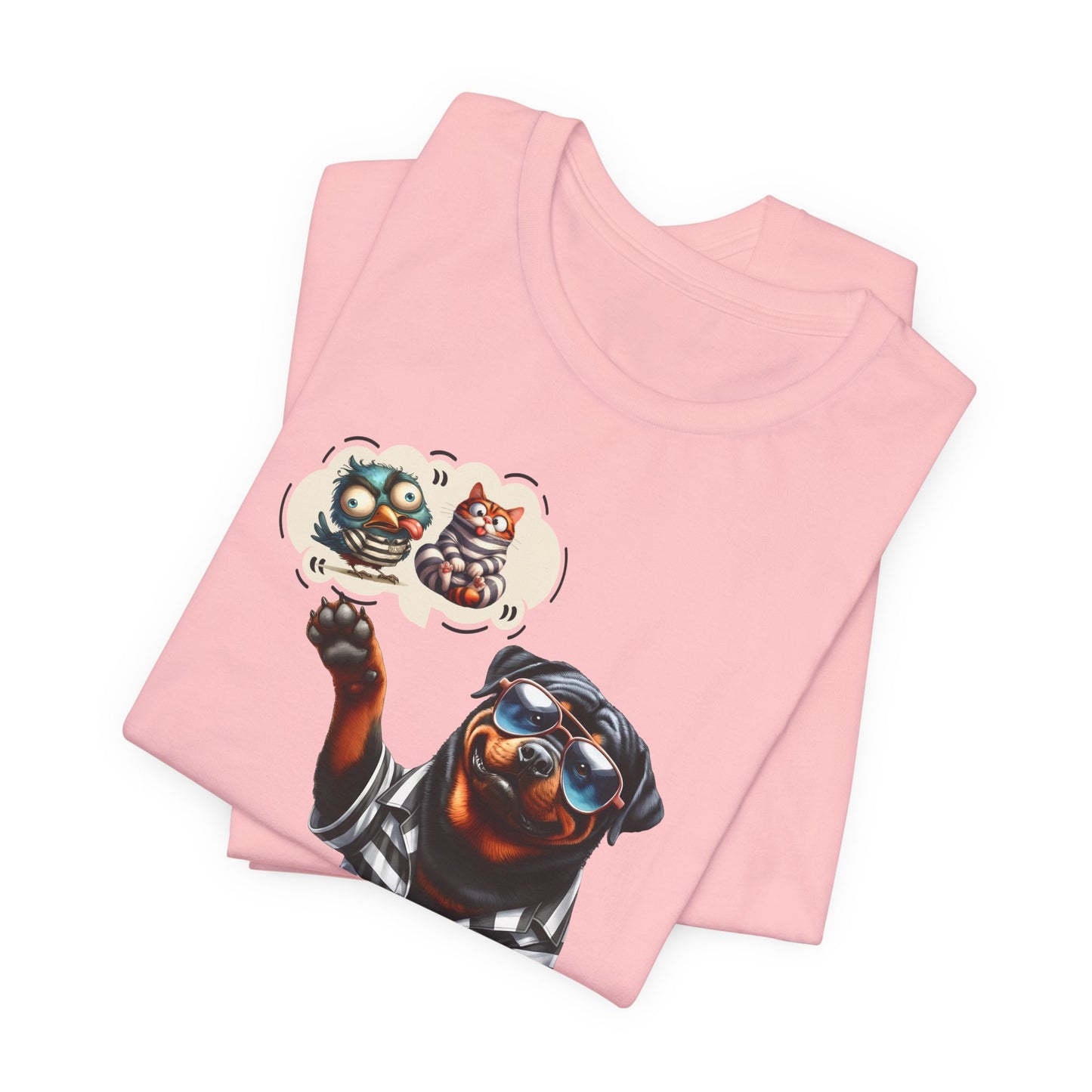 T-Shirt - Animal - Dog - I ate the cat that ate jail bird (1a)