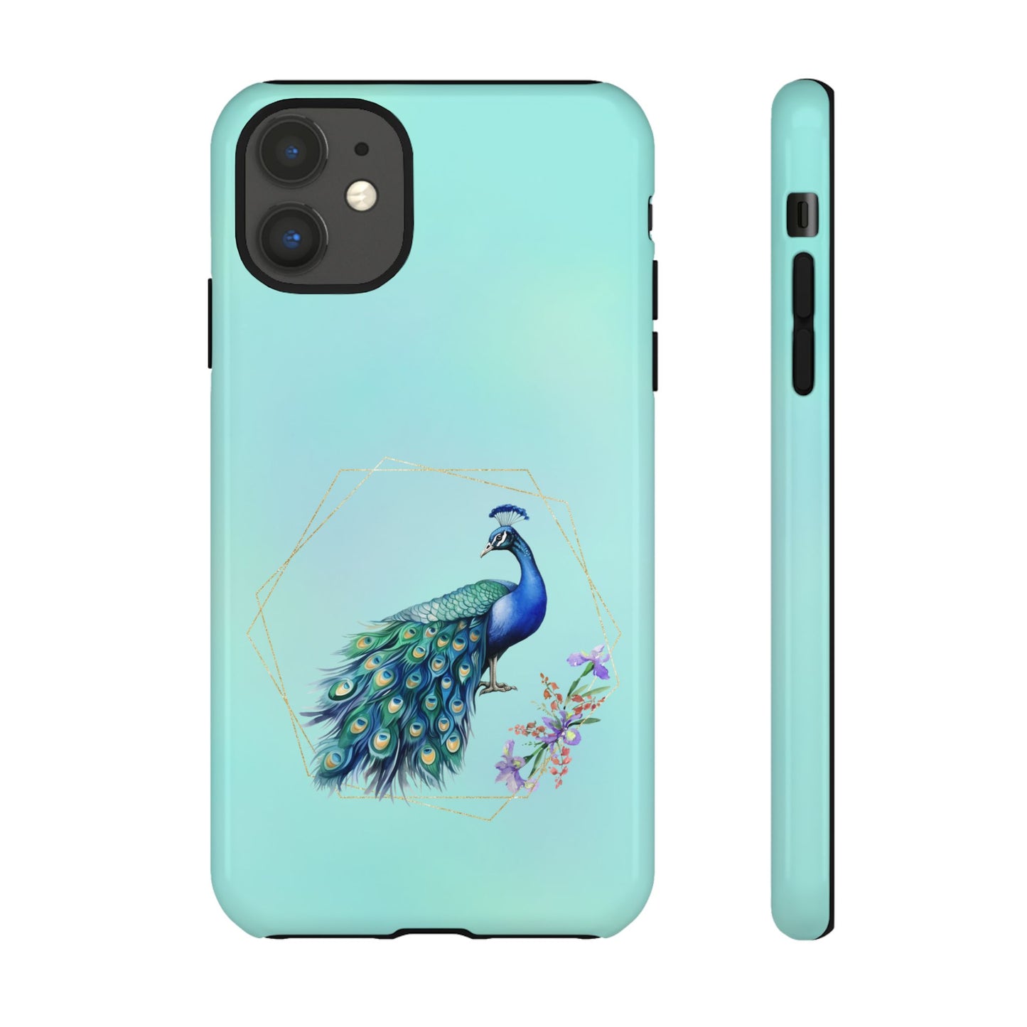 Tough Cell Phone Case - Animal - Peacock (2)