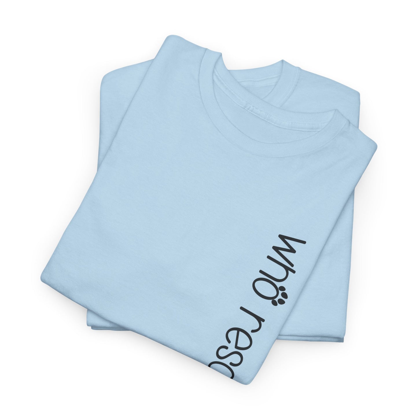 T-Shirt - Animal Lover - 'Who Rescued Who?'