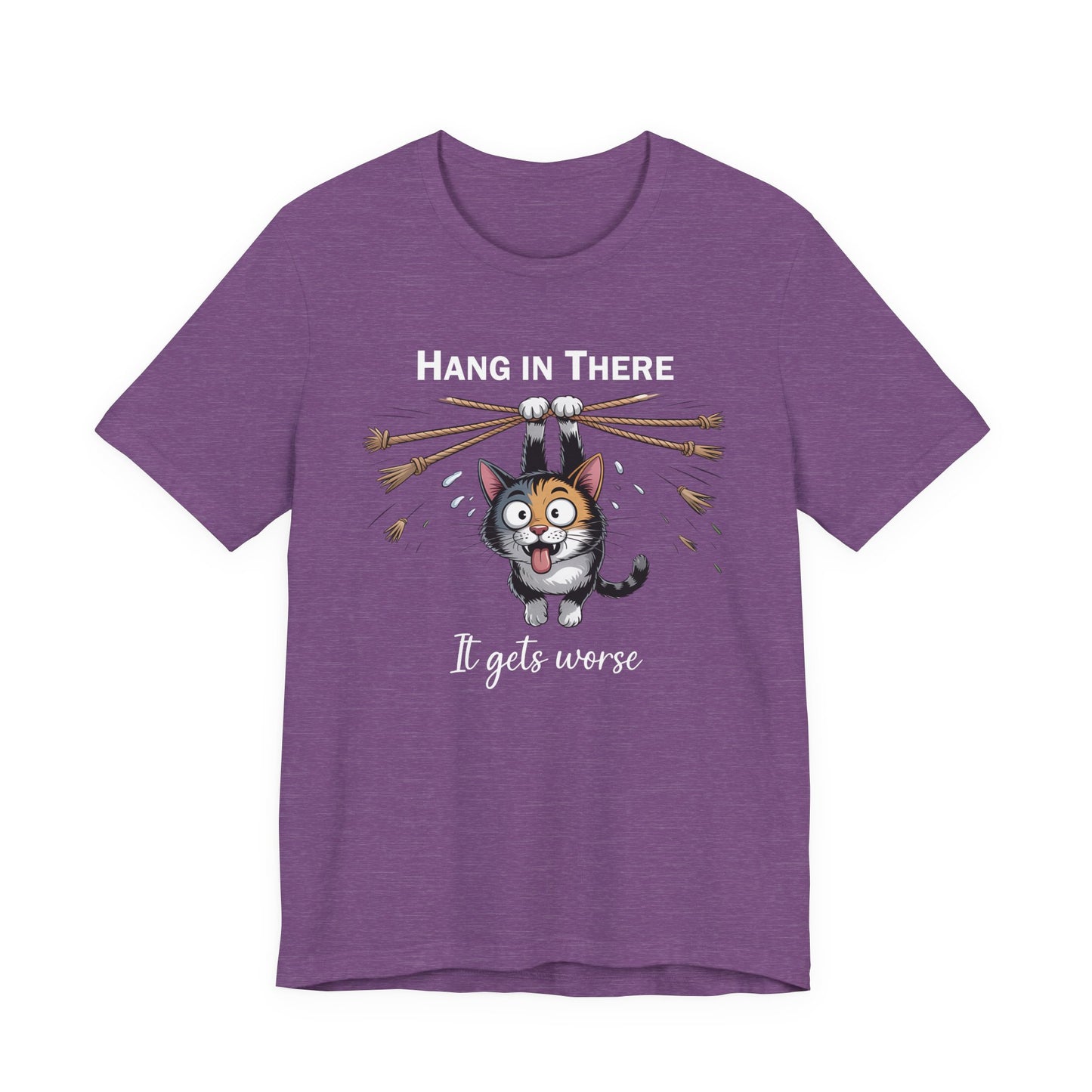 T-Shirt - Animal - Cat - Hang in there (1b)