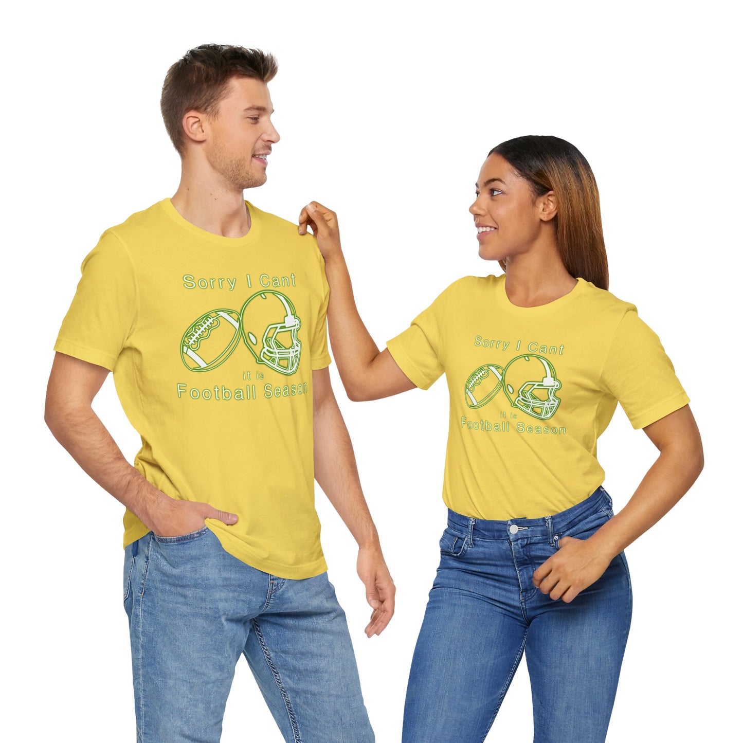 T-shirt - Football - Sorry I Cant (01d)