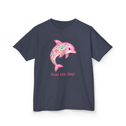 Child Tee - Animal - Seas the Day Dolphin (01)
