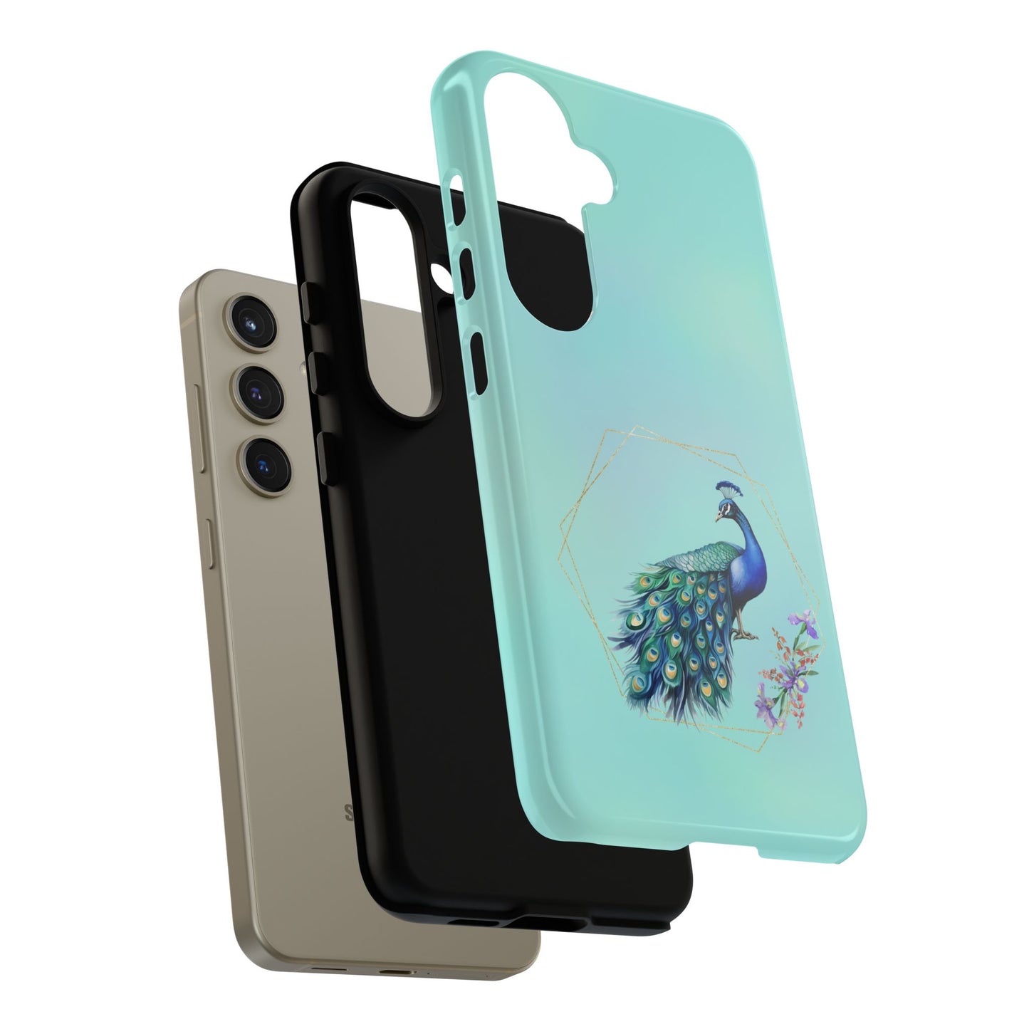 Tough Cell Phone Case - Animal - Peacock (2)