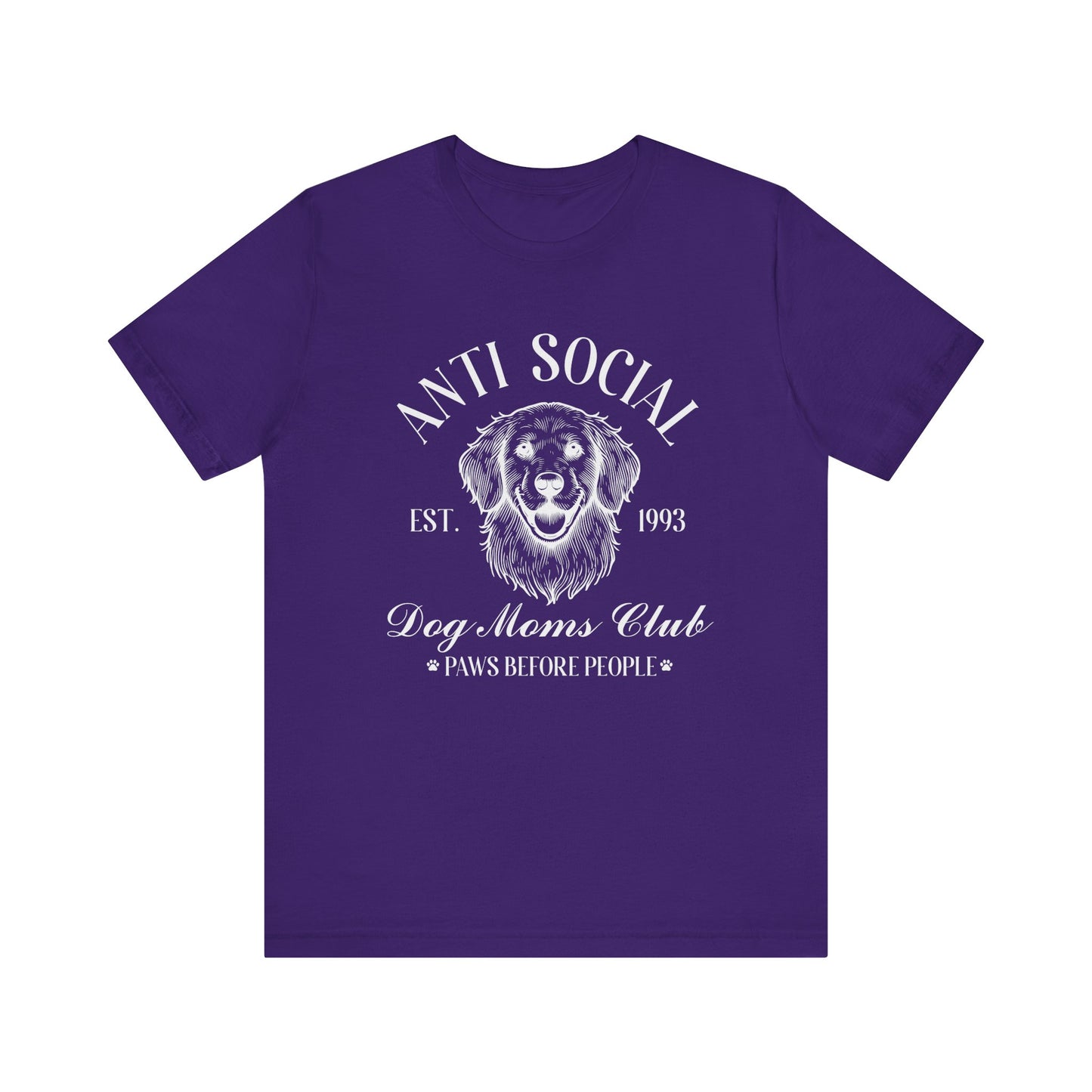 T-Shirt - Animal Lover - Anti-Social Dog Moms Club (1b)