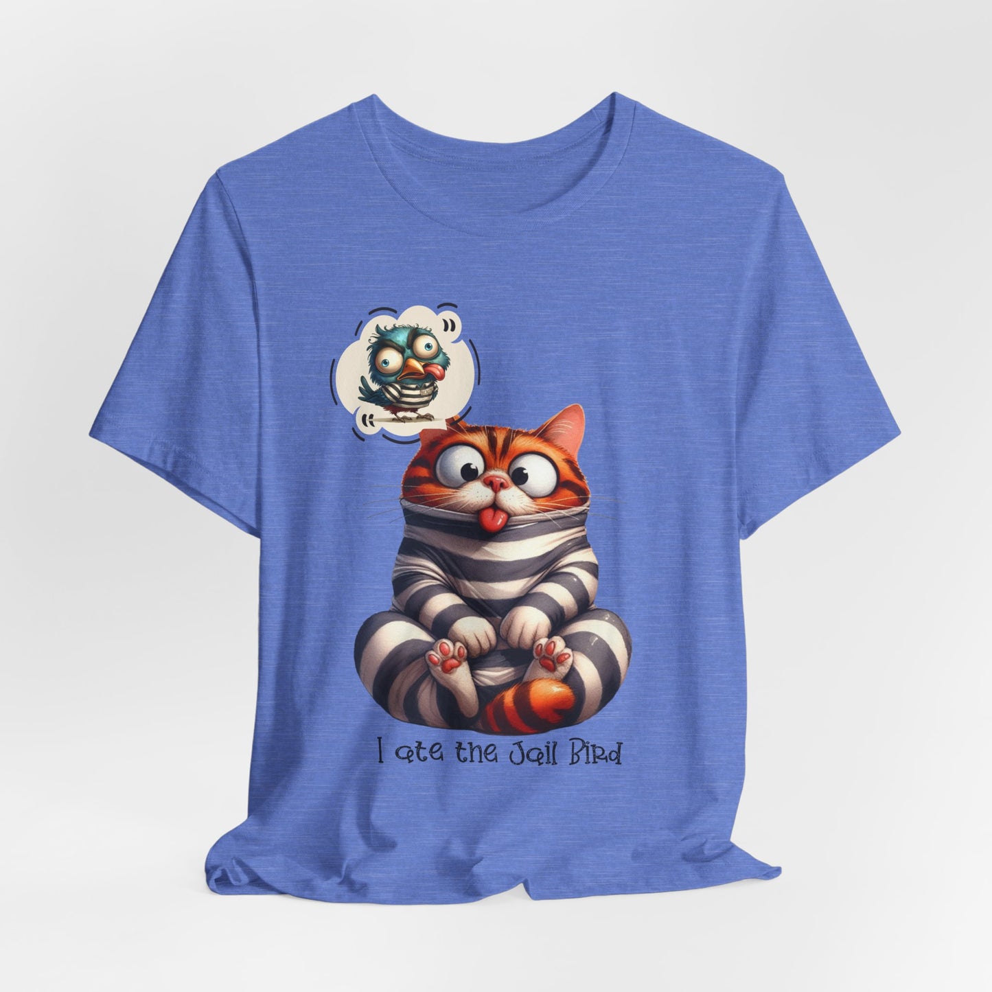T-Shirt - Animal - Cat - I ate the jail bird (1a)