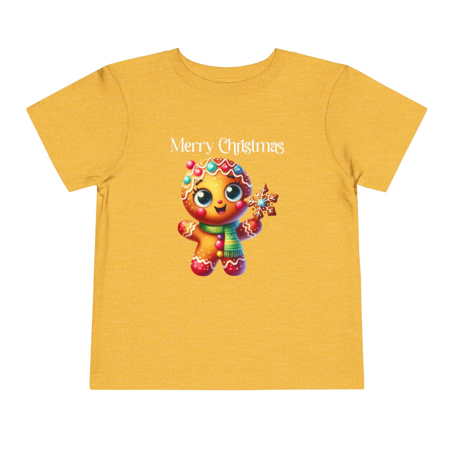 Toddler Tee - Christmas - Gingerbread - Merry Christmas (03a)