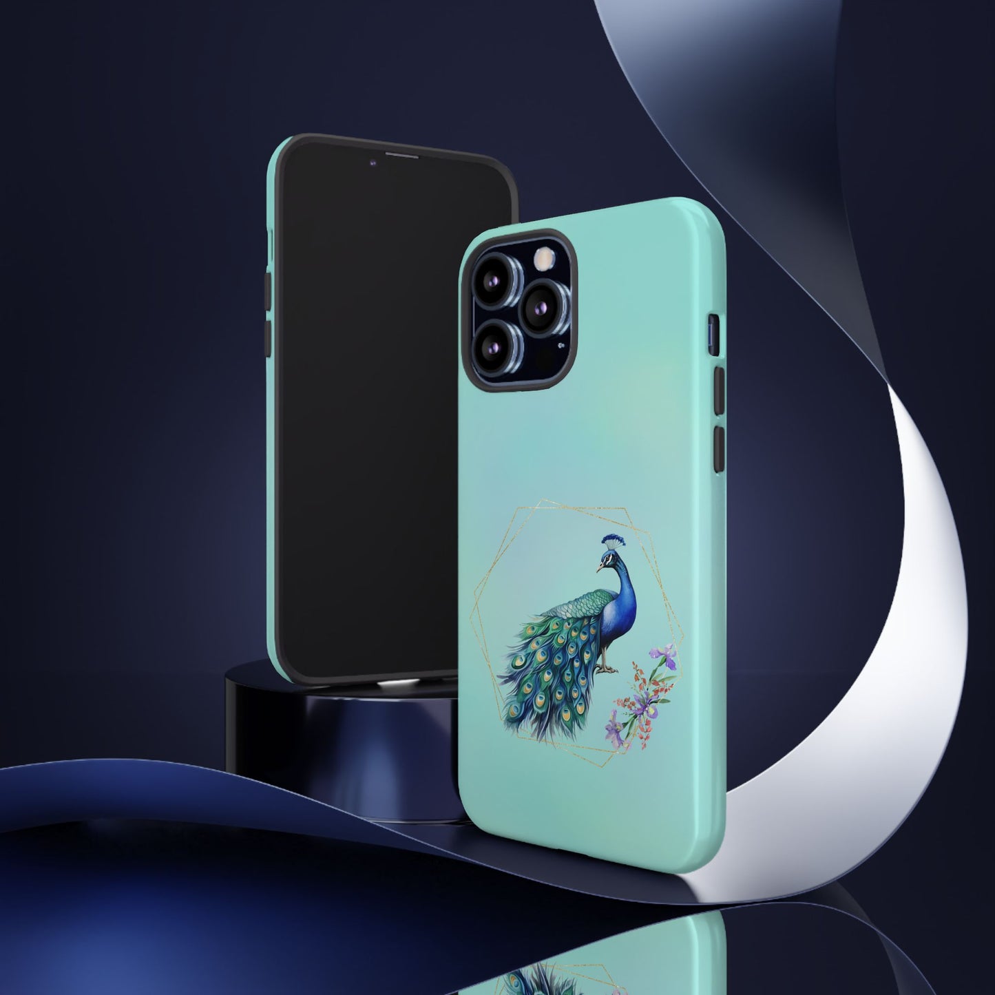 Tough Cell Phone Case - Animal - Peacock (2)