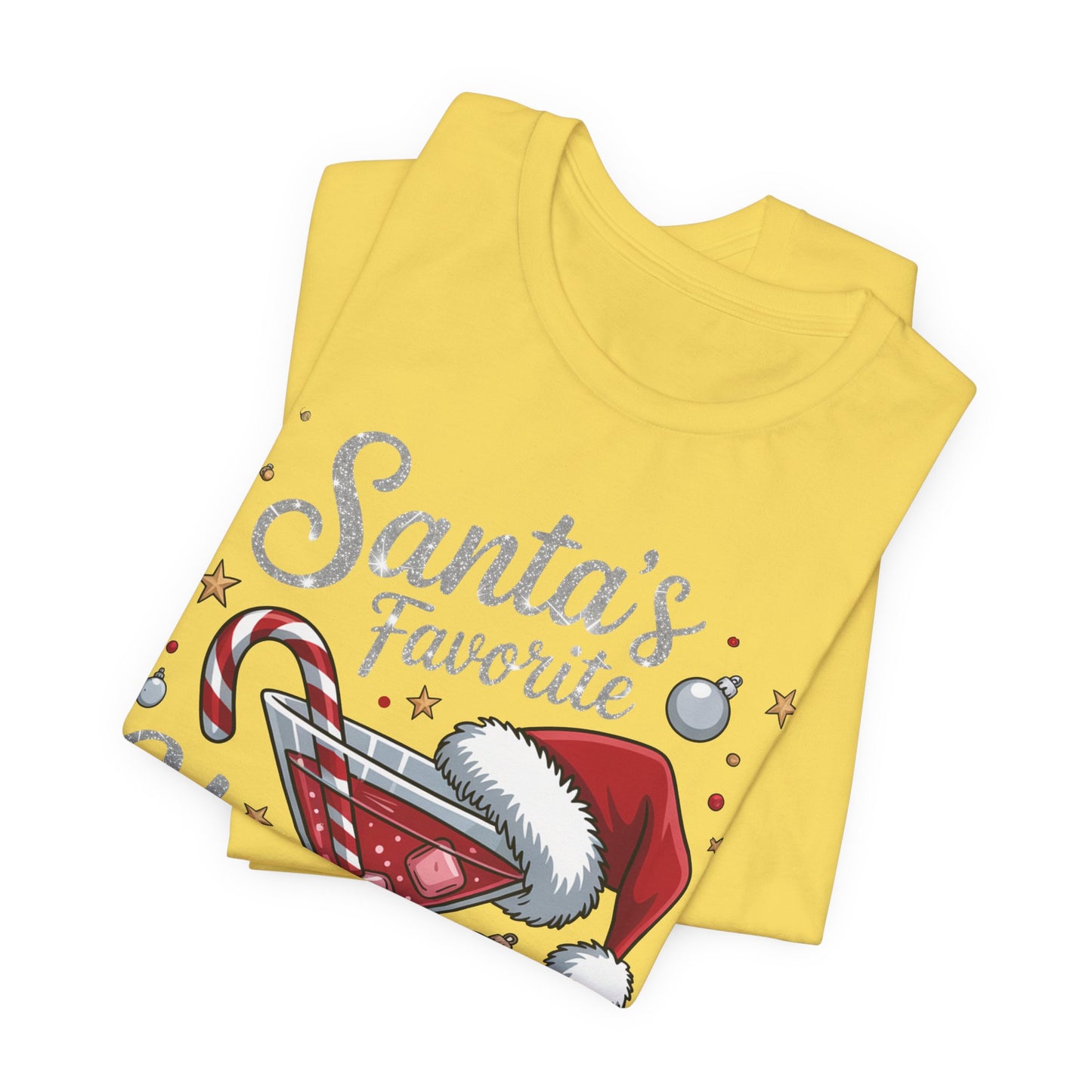 T-shirt - Christmas - Santa's Fav. Hot Mess (01)