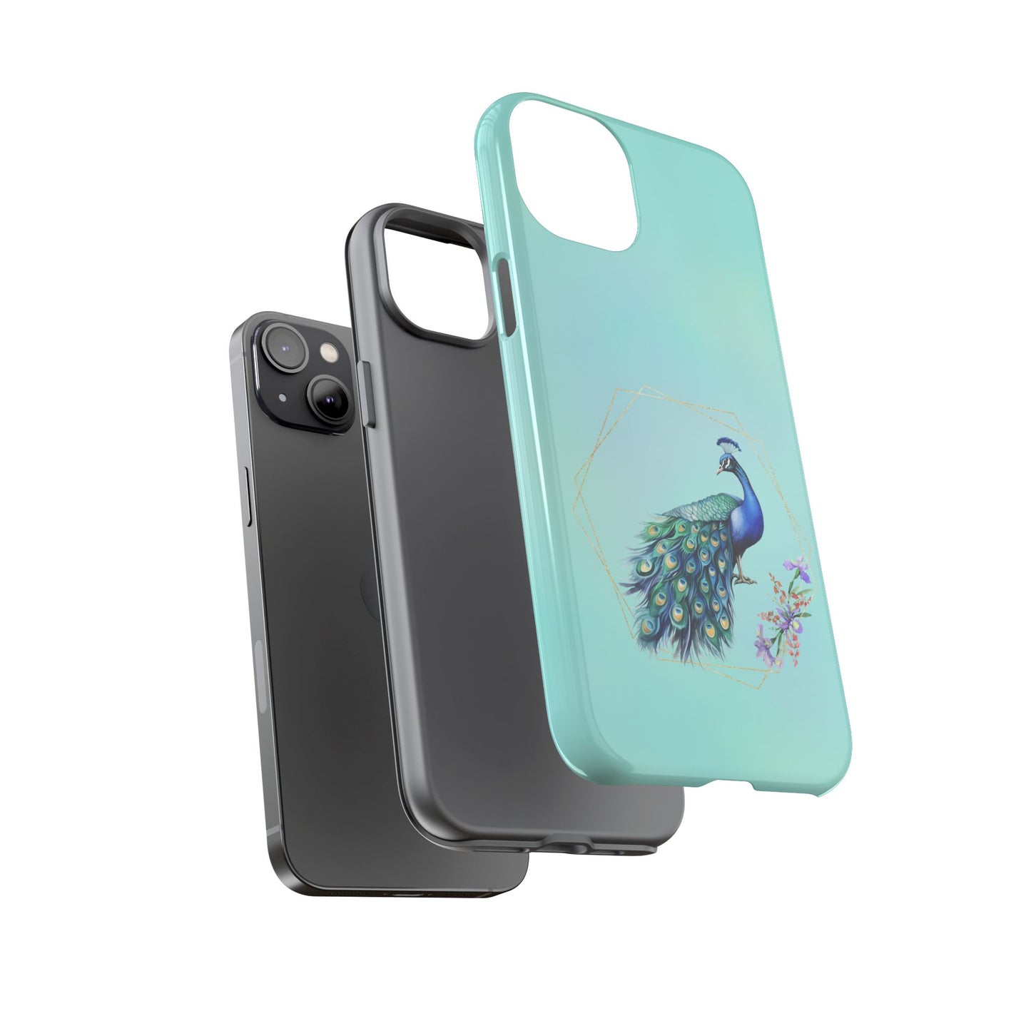 Tough Cell Phone Case - Animal - Peacock (2)