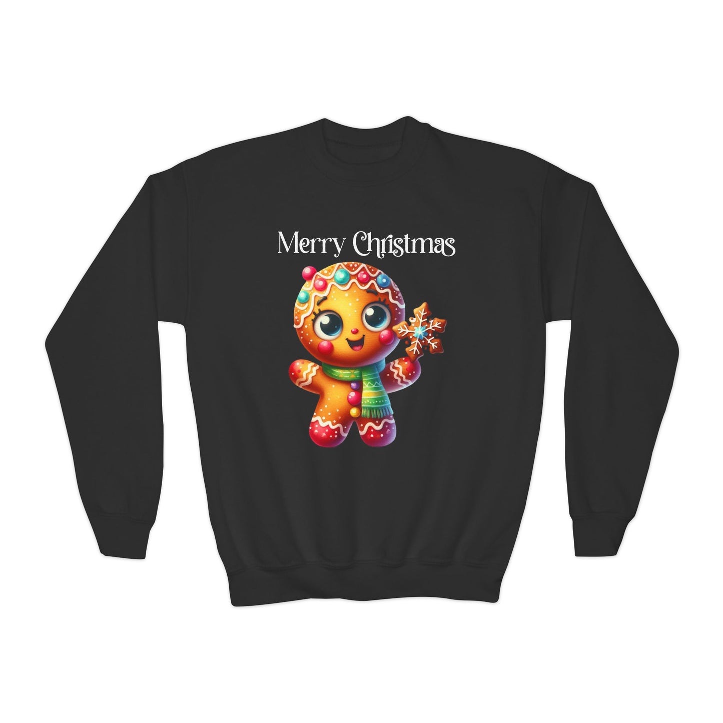 Child Sweatshirt - Christmas - Gingerbread - Merry Christmas (03a)
