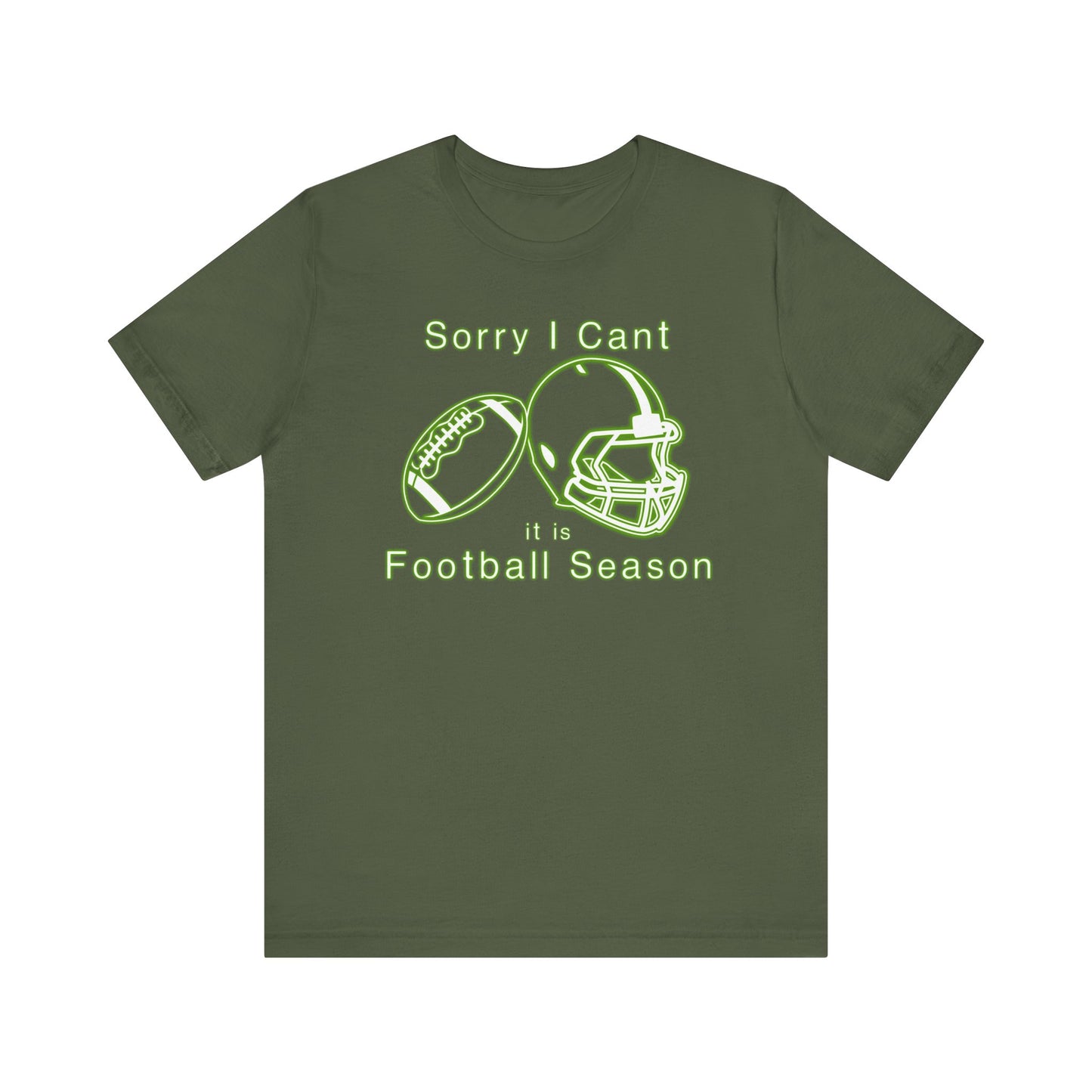 T-shirt - Football - Sorry I Cant (01d)