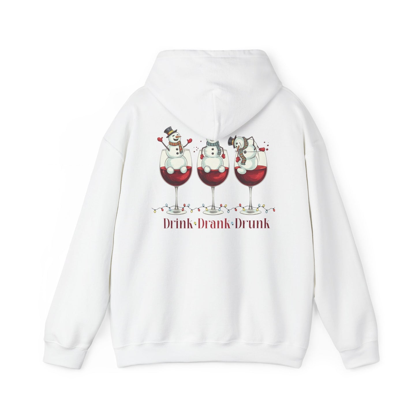 Heavy Blend Hoodie - Winter - Snowmen Drink Drank Drunk (01)