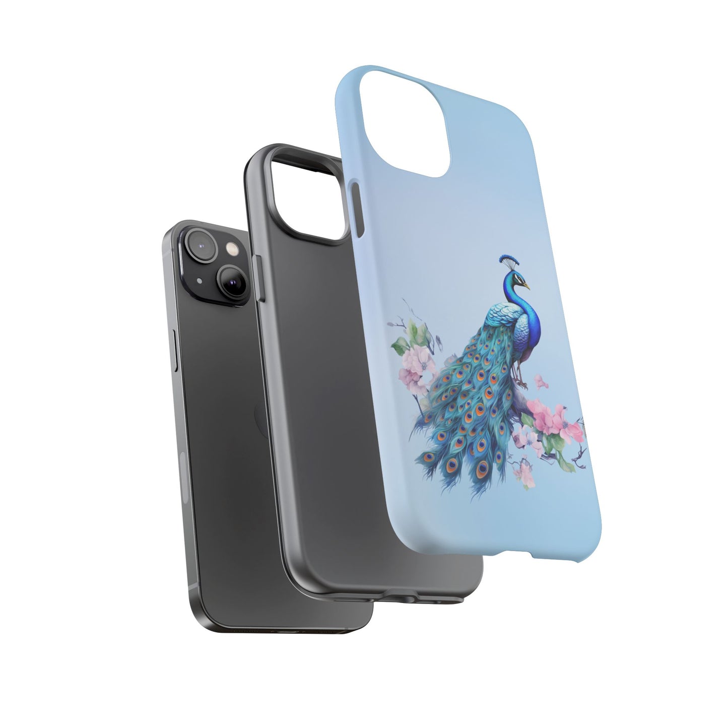 Tough Cell Phone Case - Animal - Peacock (1)