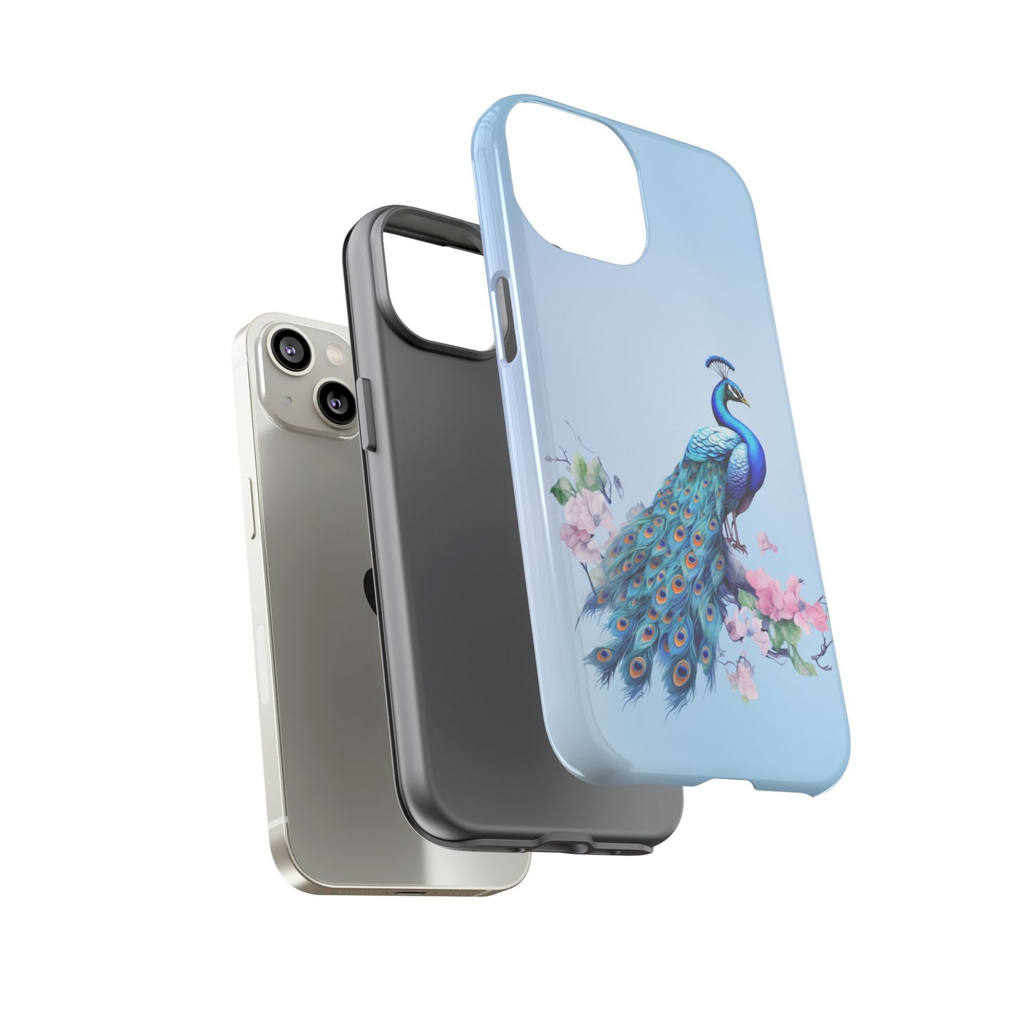 Tough Cell Phone Case - Animal - Peacock (1)