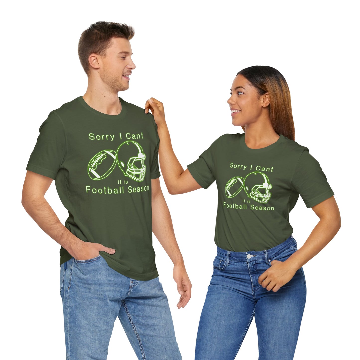 T-shirt - Football - Sorry I Cant (01d)