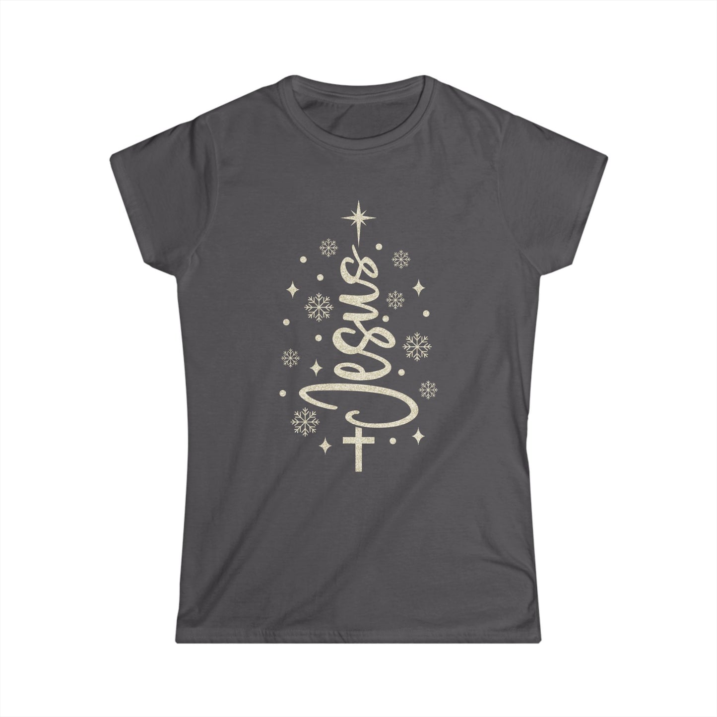 Female T-Shirt - Christmas - Jesus Tree (01b)