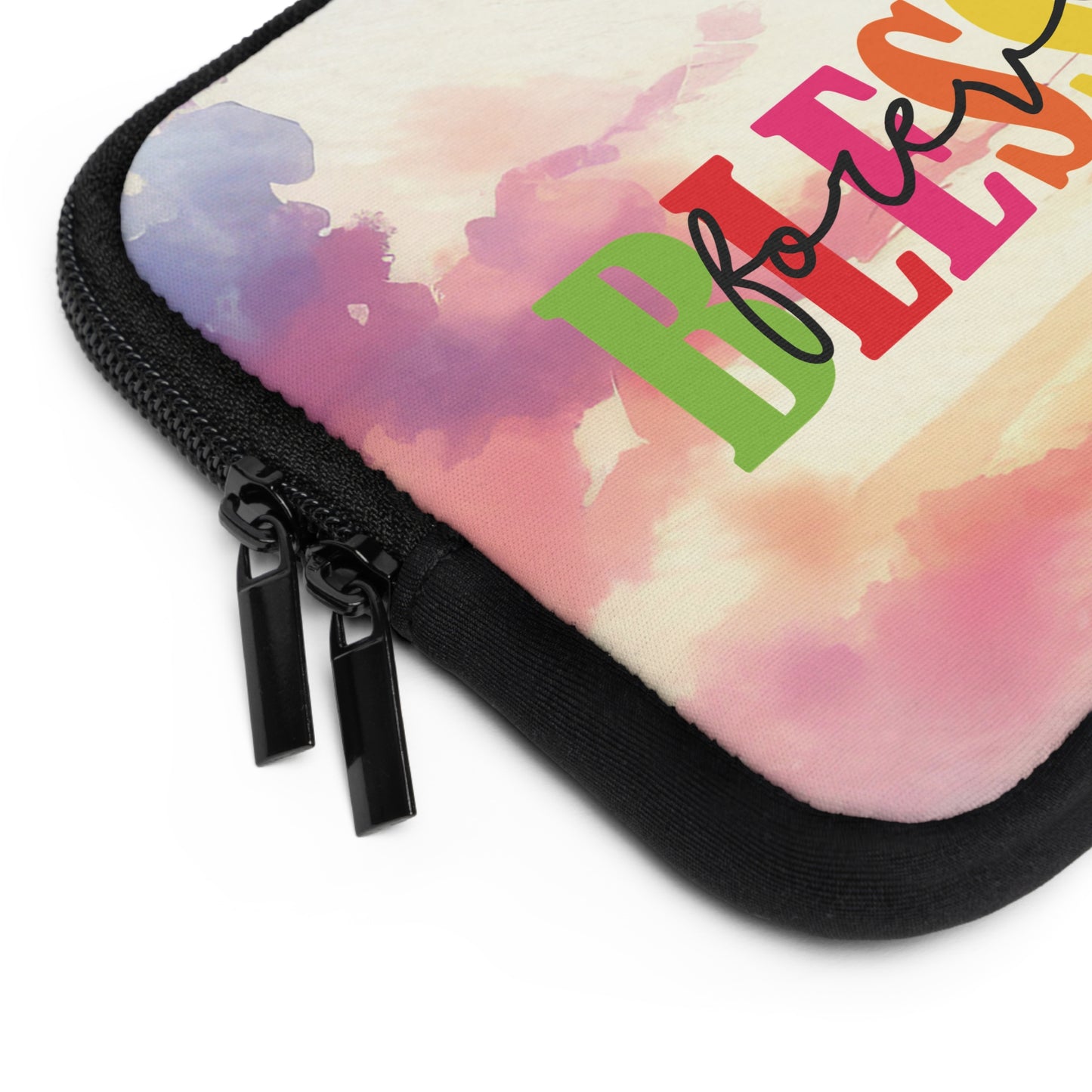 Laptop / Tablet Sleeve - Faith - Blessed Forever (1)